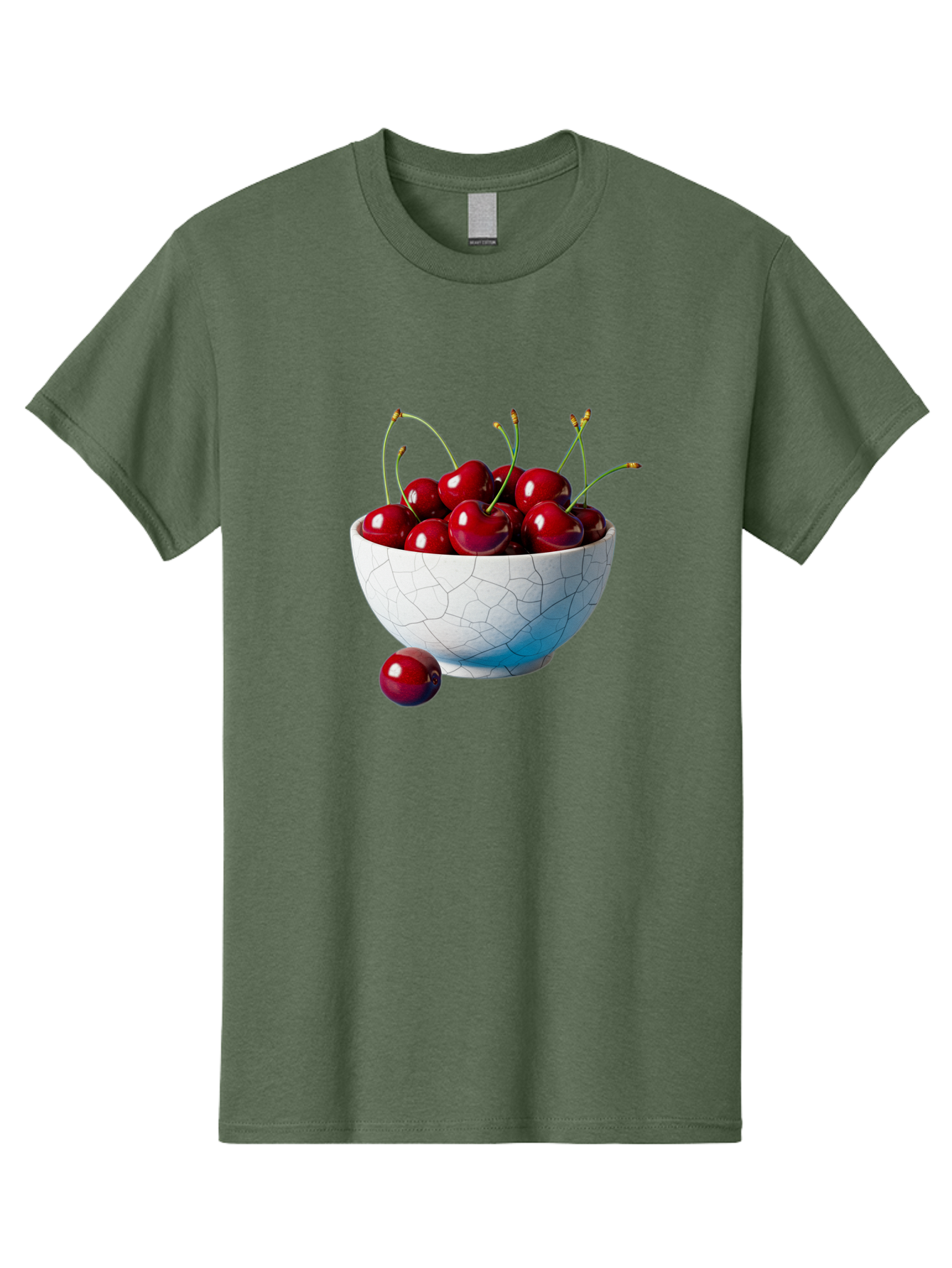 Cherries-In-White-Bowl Men'S Graphic Tee, 100% Cotton, Comfortable Casual Summer Wear, Machine Washable, Vintage Camera, Old Camera, Antique Camera, Black Camera, Classic Photography, Photography Equipment, Nostalgic Device, Film Camera, Bai712