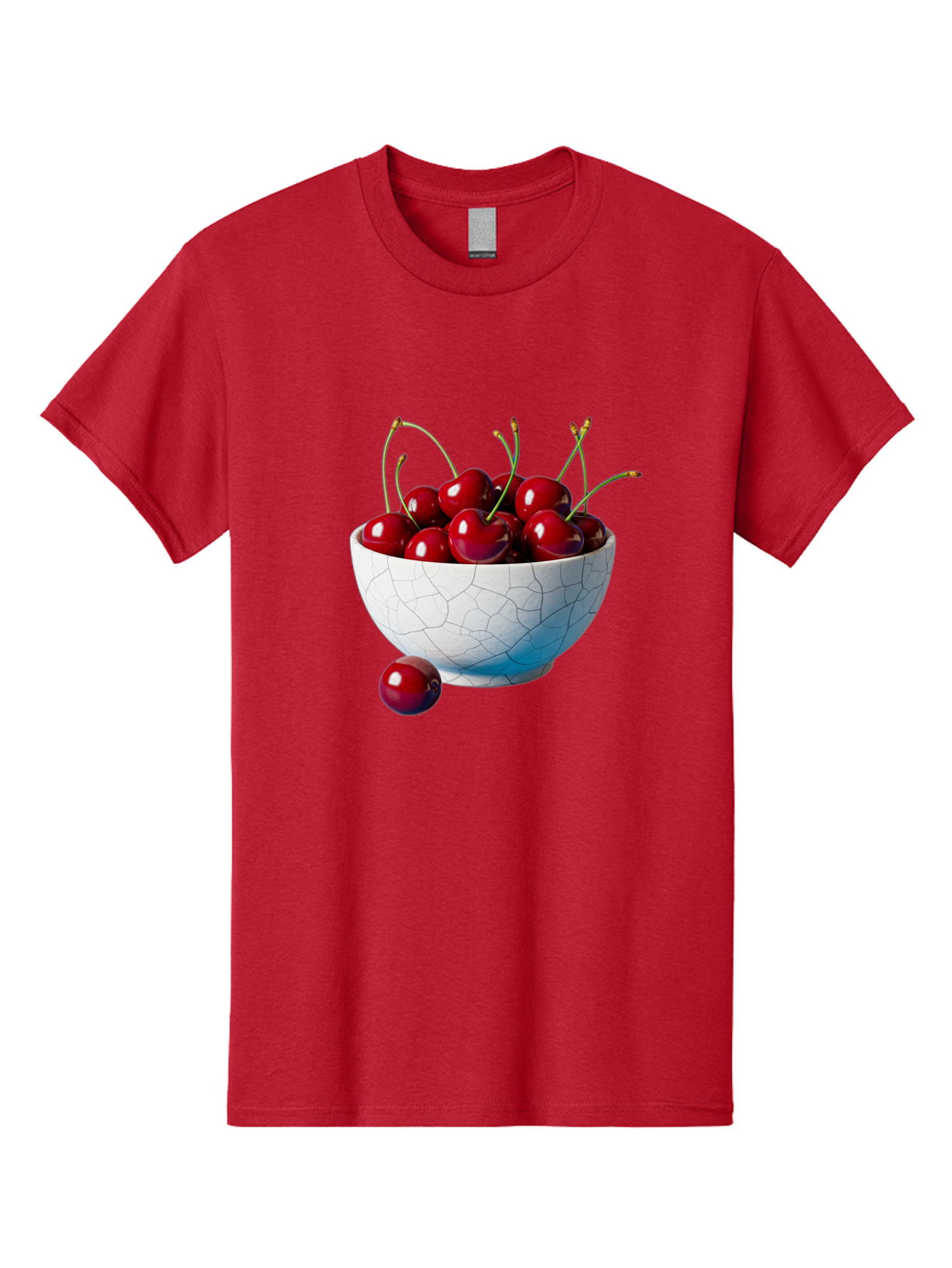 Cherries-In-White-Bowl Men'S Graphic Tee, 100% Cotton, Comfortable Casual Summer Wear, Machine Washable, Vintage Camera, Old Camera, Antique Camera, Black Camera, Classic Photography, Photography Equipment, Nostalgic Device, Film Camera, Bai712
