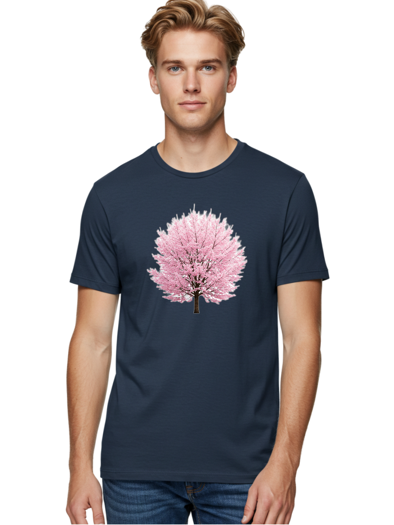Cherry-Blossom-Tree Men'S Graphic Tee, 100% Cotton, Comfortable Casual Summer Wear, Machine Washable, Vintage Camera, Old Camera, Antique Camera, Black Camera, Classic Photography, Photography Equipment, Nostalgic Device, Film Camera, Bai721