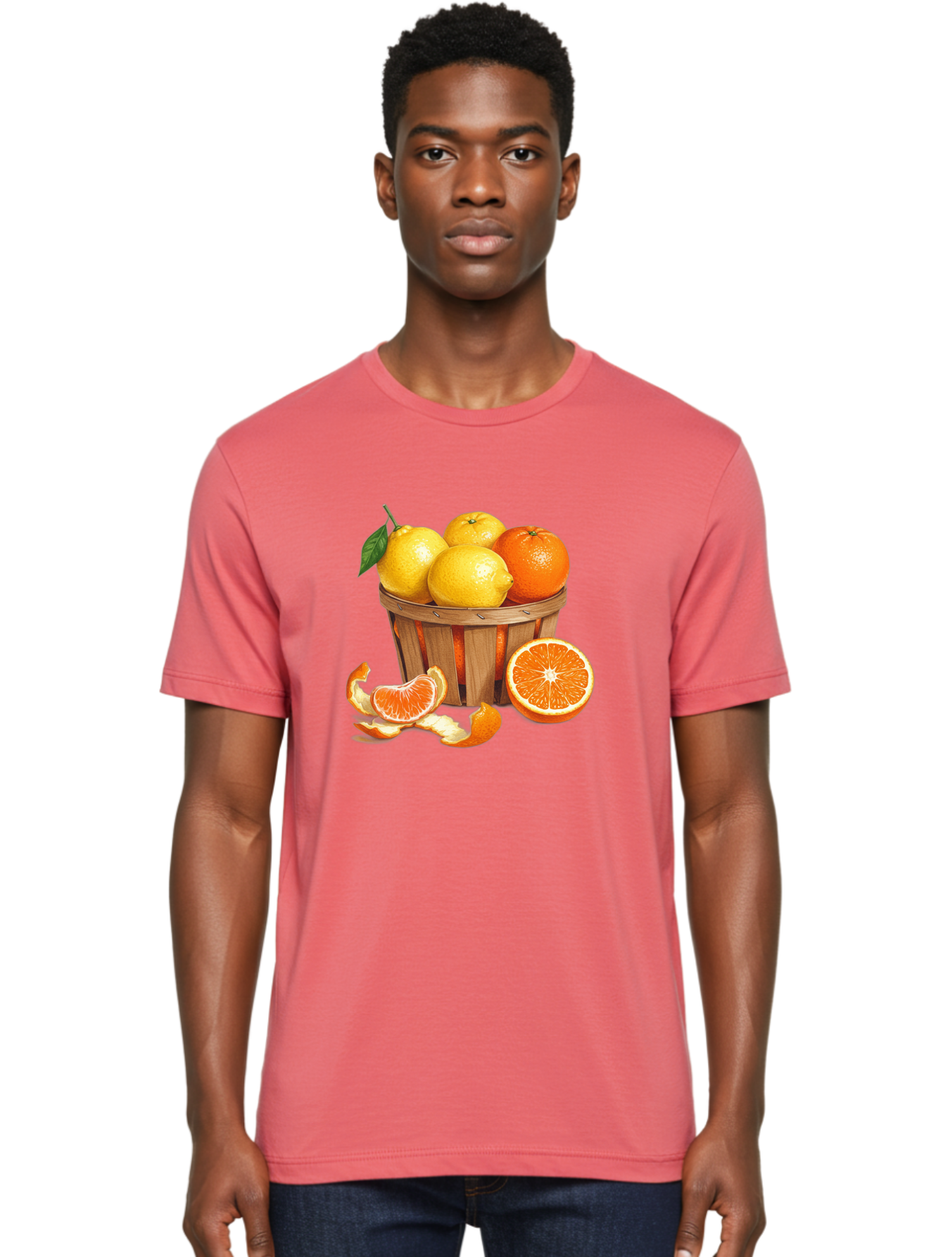 Citrus-Fruits-In-Basket Men'S Graphic Tee, 100% Cotton, Comfortable Casual Summer Wear, Machine Washable, Vintage Camera, Old Camera, Antique Camera, Black Camera, Classic Photography, Photography Equipment, Nostalgic Device, Film Camera, Bai724