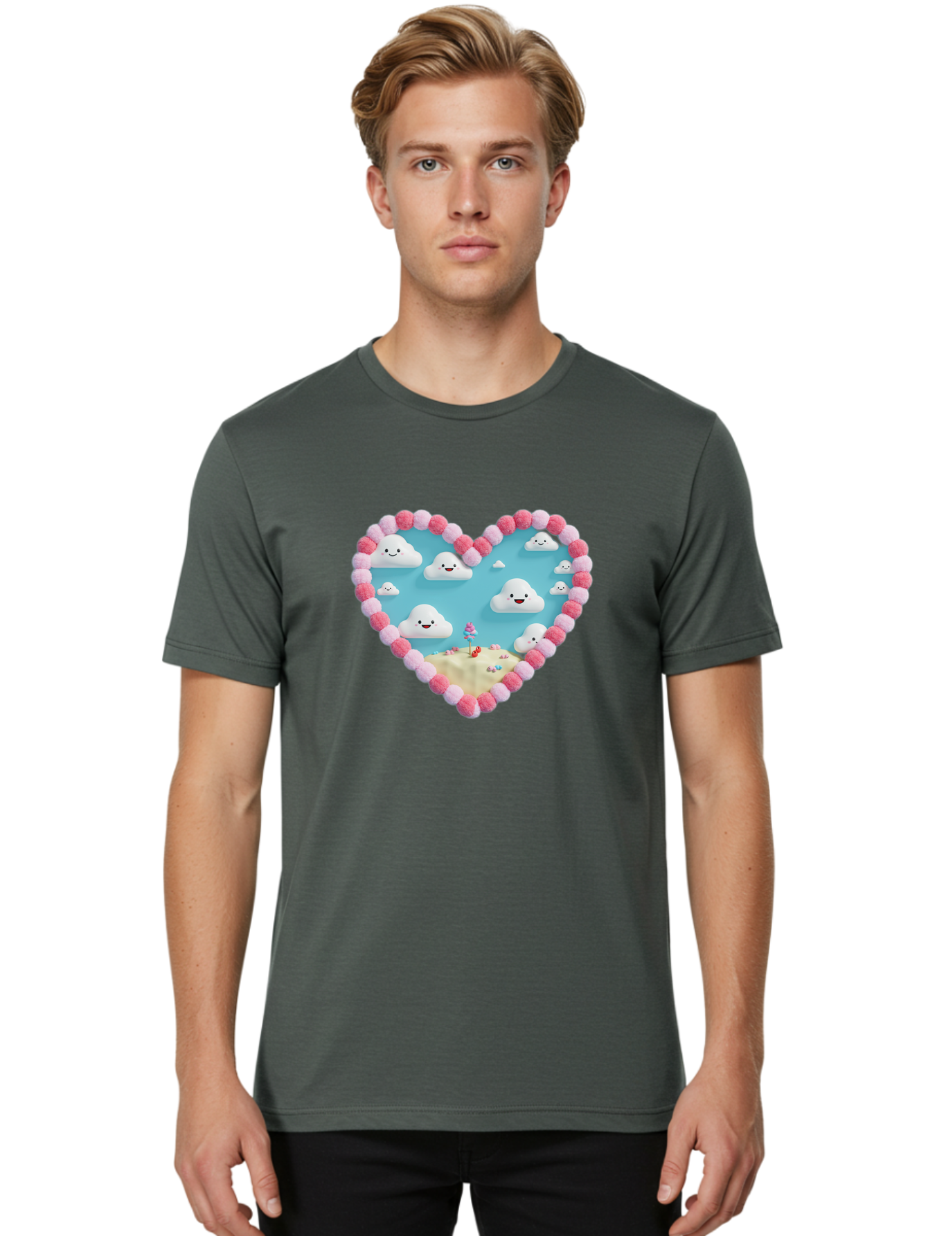 Clouds-Heart Men'S Graphic Tee, 100% Cotton, Comfortable Casual Summer Wear, Machine Washable, Vintage Camera, Old Camera, Antique Camera, Black Camera, Classic Photography, Photography Equipment, Nostalgic Device, Film Camera, Camera Art Bai725
