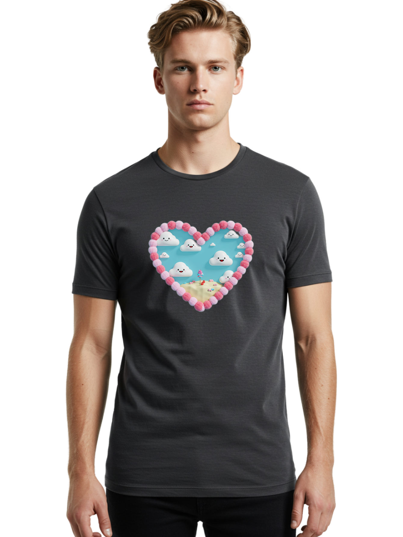 Clouds-Heart Men'S Graphic Tee, 100% Cotton, Comfortable Casual Summer Wear, Machine Washable, Vintage Camera, Old Camera, Antique Camera, Black Camera, Classic Photography, Photography Equipment, Nostalgic Device, Film Camera, Camera Art Bai725