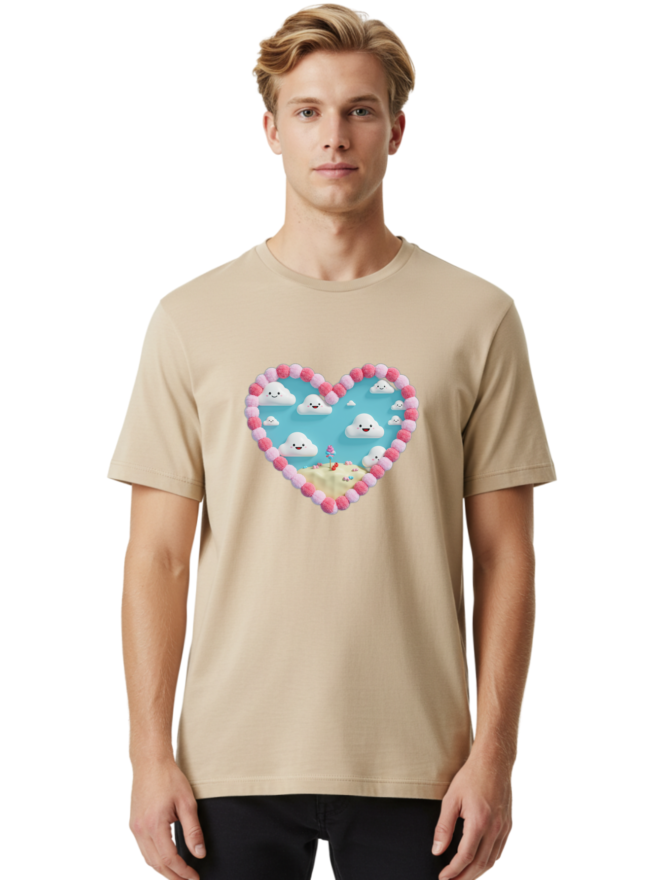 Clouds-Heart Men'S Graphic Tee, 100% Cotton, Comfortable Casual Summer Wear, Machine Washable, Vintage Camera, Old Camera, Antique Camera, Black Camera, Classic Photography, Photography Equipment, Nostalgic Device, Film Camera, Camera Art Bai725