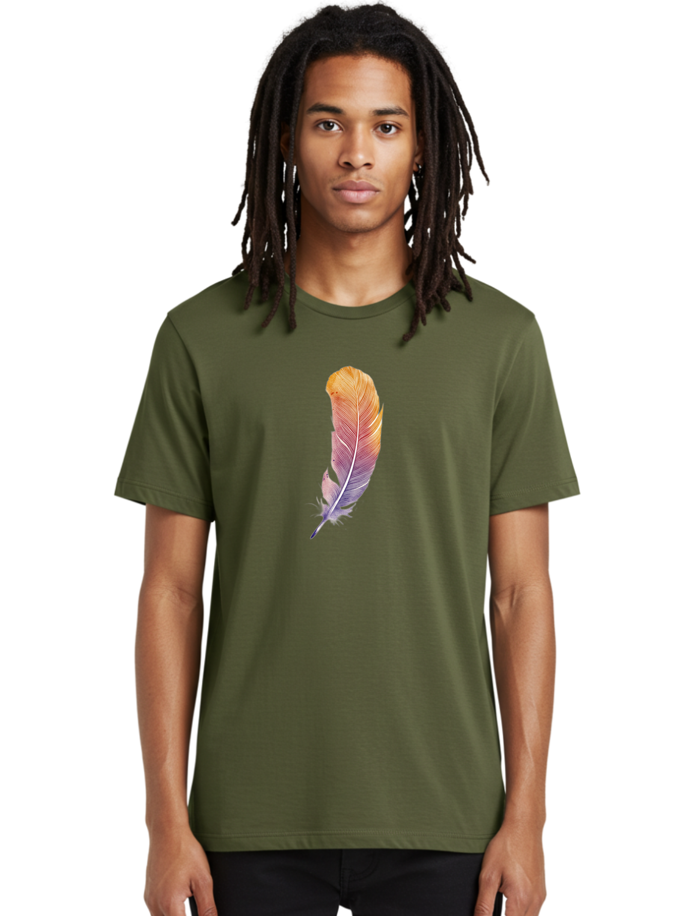 Colorful-Feather-1 Men'S Graphic Tee, 100% Cotton, Comfortable Casual Summer Wear, Machine Washable, Vintage Camera, Old Camera, Antique Camera, Black Camera, Classic Photography, Photography Equipment, Nostalgic Device, Film Camera, Bai727