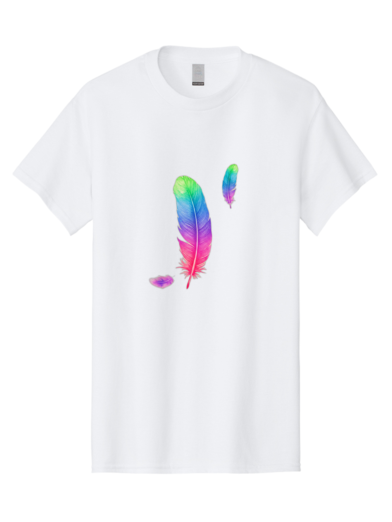 Colorful-Feathers-1 Men'S Graphic Tee, 100% Cotton, Comfortable Casual Summer Wear, Machine Washable, Vintage Camera, Old Camera, Antique Camera, Black Camera, Classic Photography, Photography Equipment, Nostalgic Device, Film Camera, Bai729
