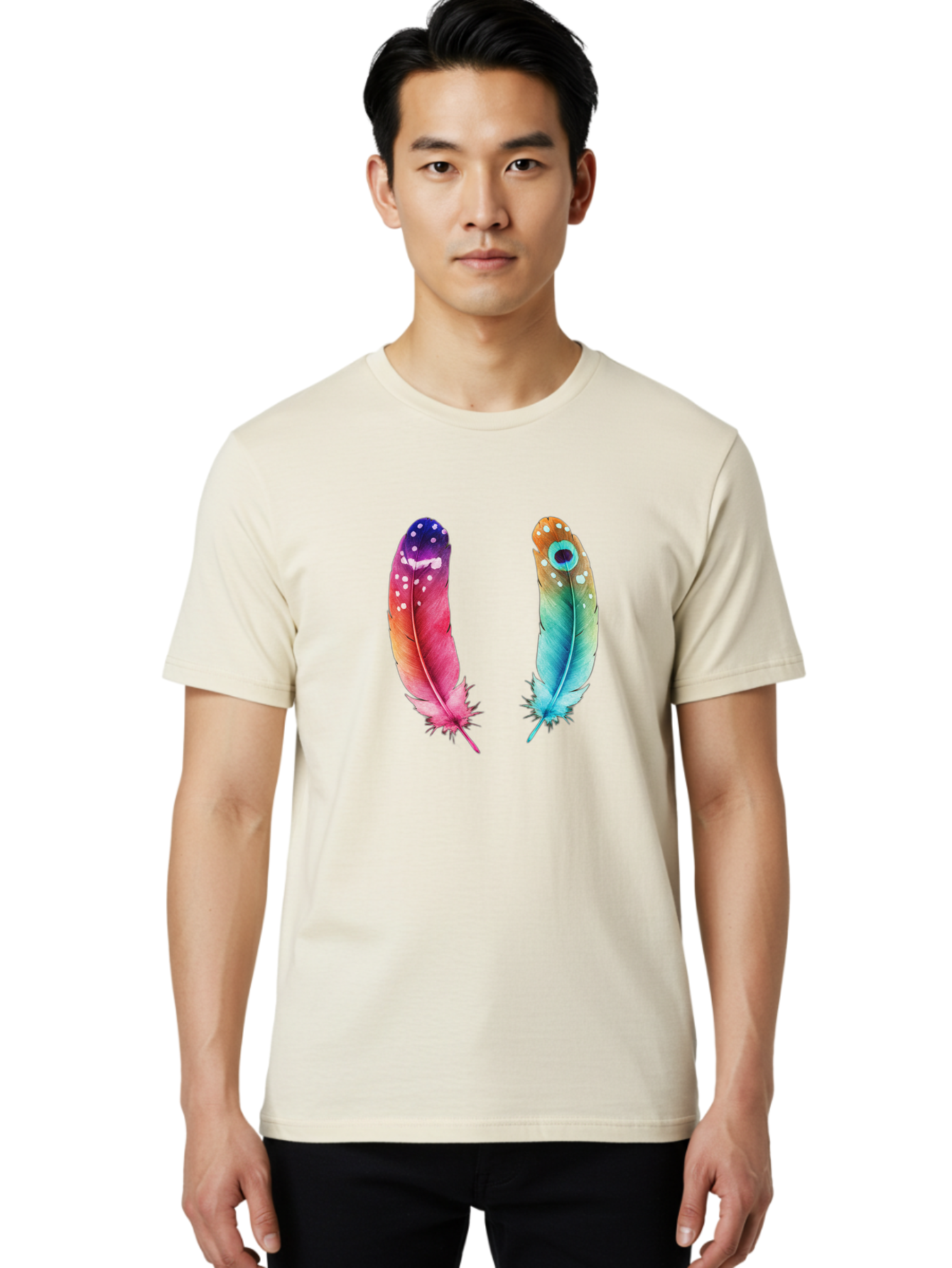 Colorful-Feathers Men'S Graphic Tee, 100% Cotton, Comfortable Casual Summer Wear, Machine Washable, Vintage Camera, Old Camera, Antique Camera, Black Camera, Classic Photography, Photography Equipment, Nostalgic Device, Film Camera, Camera Art Bai730