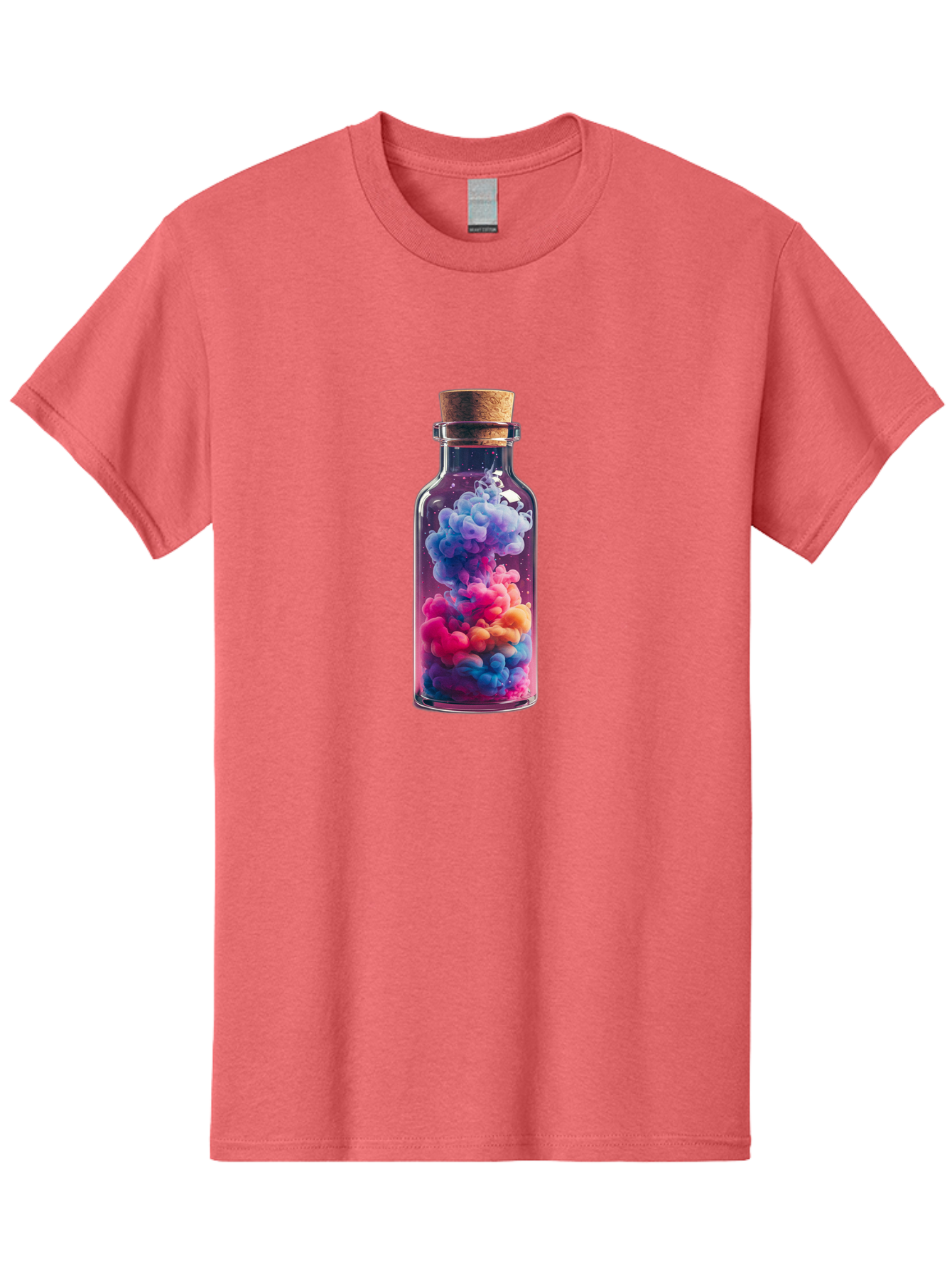 Colorful-Smoke-In-Bottle Men'S Graphic Tee, 100% Cotton, Comfortable Casual Summer Wear, Machine Washable, Vintage Camera, Old Camera, Antique Camera, Black Camera, Classic Photography, Photography Equipment, Nostalgic Device, Film Camera, Bai731