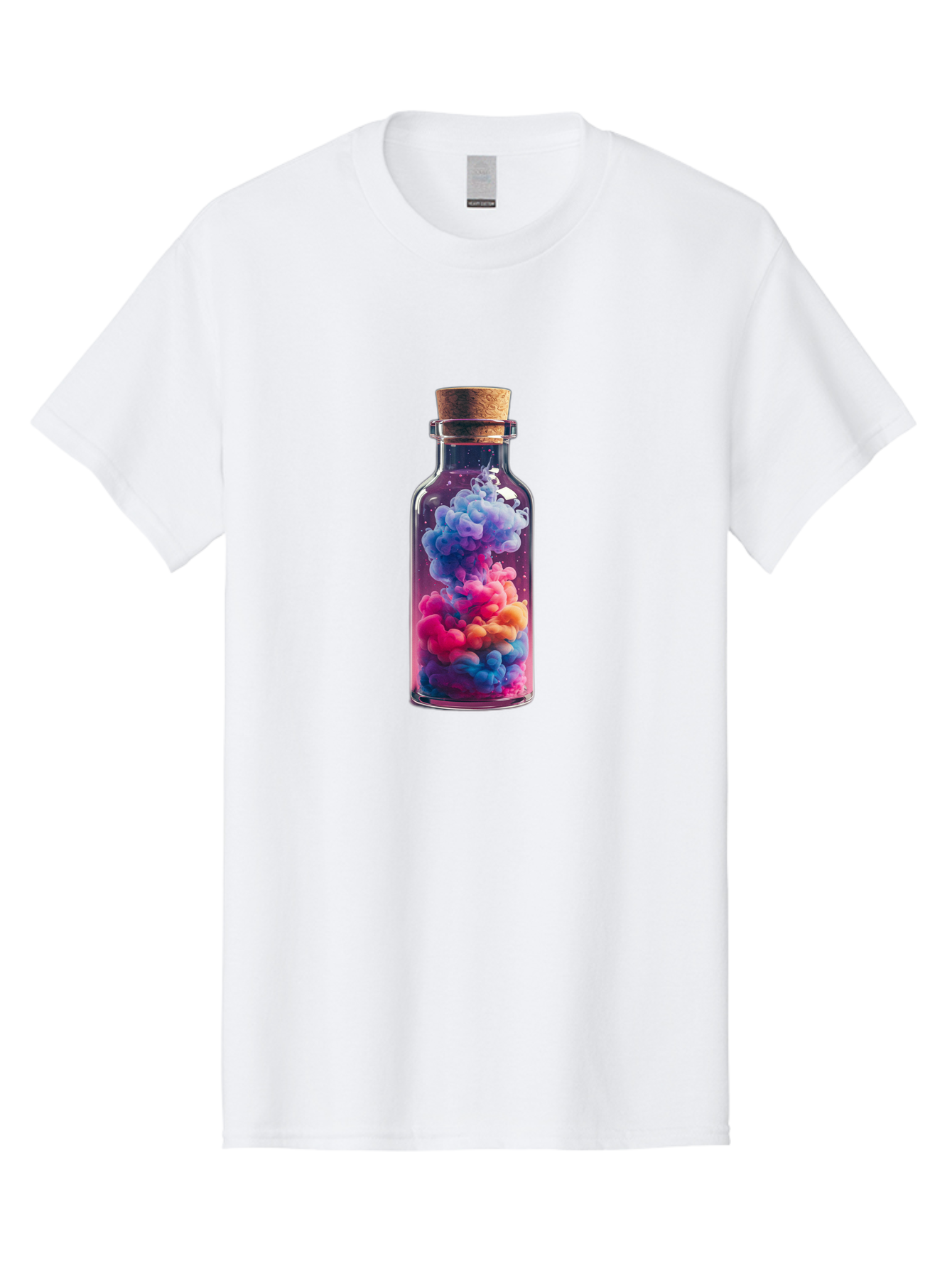 Colorful-Smoke-In-Bottle Men'S Graphic Tee, 100% Cotton, Comfortable Casual Summer Wear, Machine Washable, Vintage Camera, Old Camera, Antique Camera, Black Camera, Classic Photography, Photography Equipment, Nostalgic Device, Film Camera, Bai731
