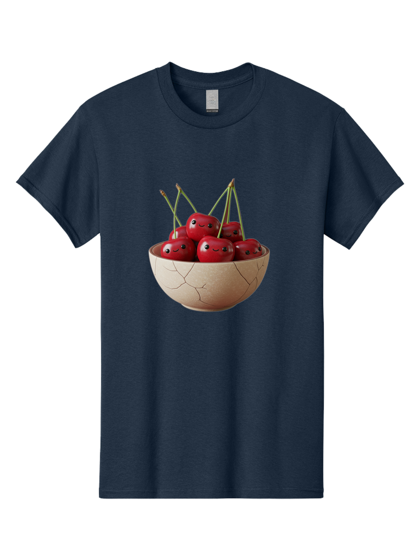 Cracked-Bowl-Cherries-1 Men'S Graphic Tee, 100% Cotton, Comfortable Casual Summer Wear, Machine Washable, Vintage Camera, Old Camera, Antique Camera, Black Camera, Classic Photography, Photography Equipment, Nostalgic Device, Film Camera, Bai738