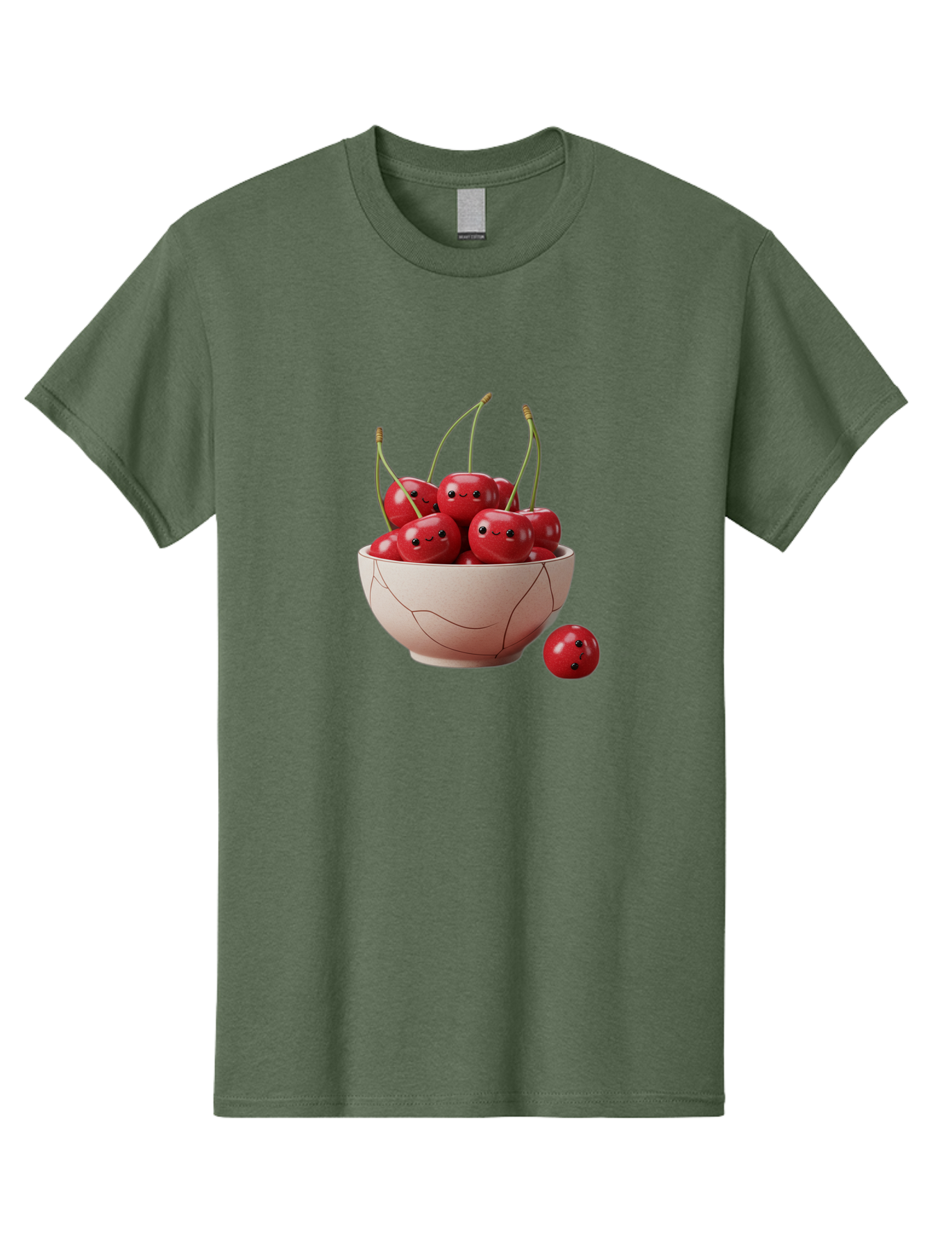 Cracked-Bowl-Cherries-2 Men'S Graphic Tee, 100% Cotton, Comfortable Casual Summer Wear, Machine Washable, Vintage Camera, Old Camera, Antique Camera, Black Camera, Classic Photography, Photography Equipment, Nostalgic Device, Film Camera, Bai739