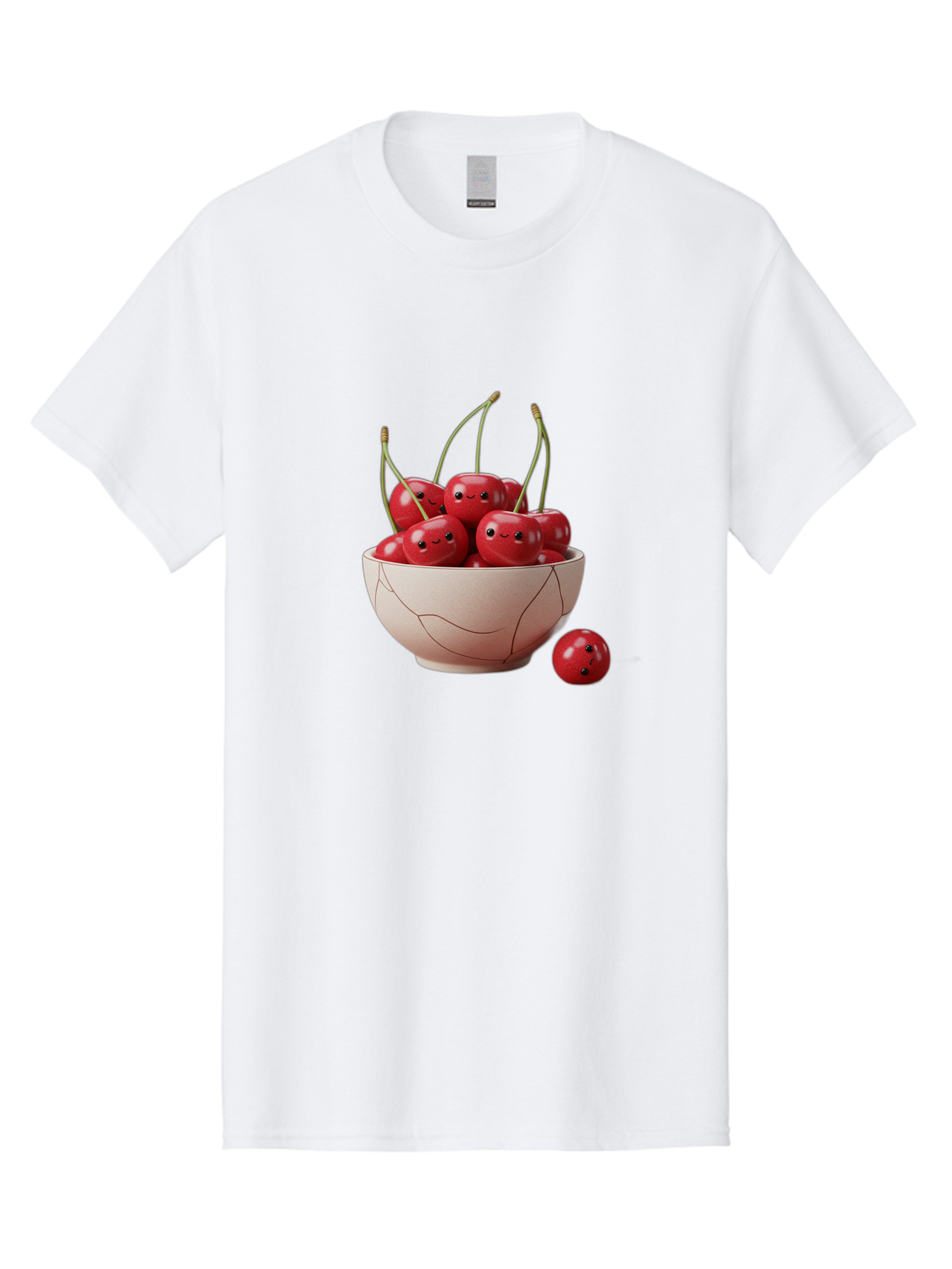 Cracked-Bowl-Cherries-2 Men'S Graphic Tee, 100% Cotton, Comfortable Casual Summer Wear, Machine Washable, Vintage Camera, Old Camera, Antique Camera, Black Camera, Classic Photography, Photography Equipment, Nostalgic Device, Film Camera, Bai739