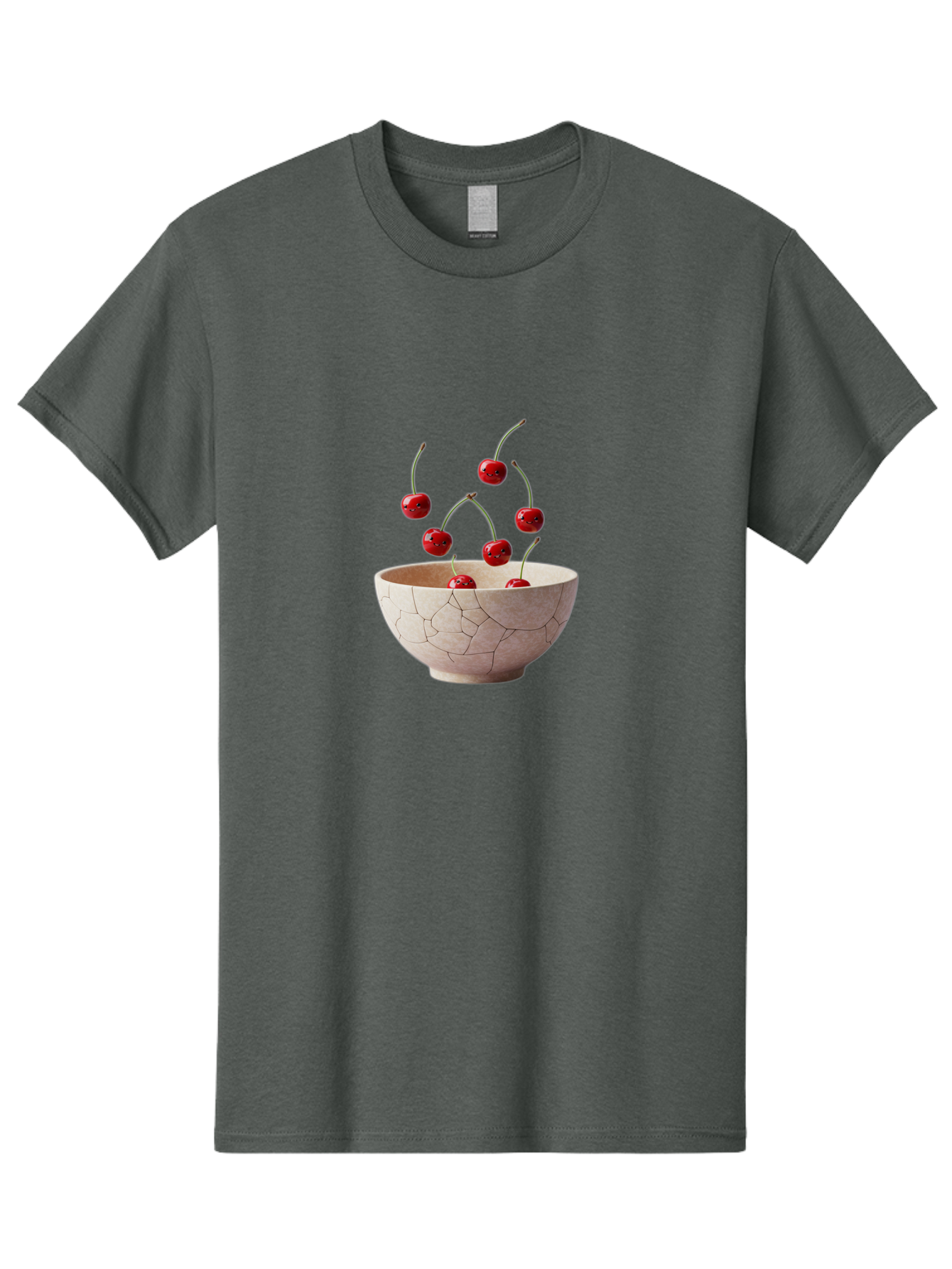 Cracked-Bowl-Cherries-3 Men'S Graphic Tee, 100% Cotton, Comfortable Casual Summer Wear, Machine Washable, Vintage Camera, Old Camera, Antique Camera, Black Camera, Classic Photography, Photography Equipment, Nostalgic Device, Film Camera, Bai740