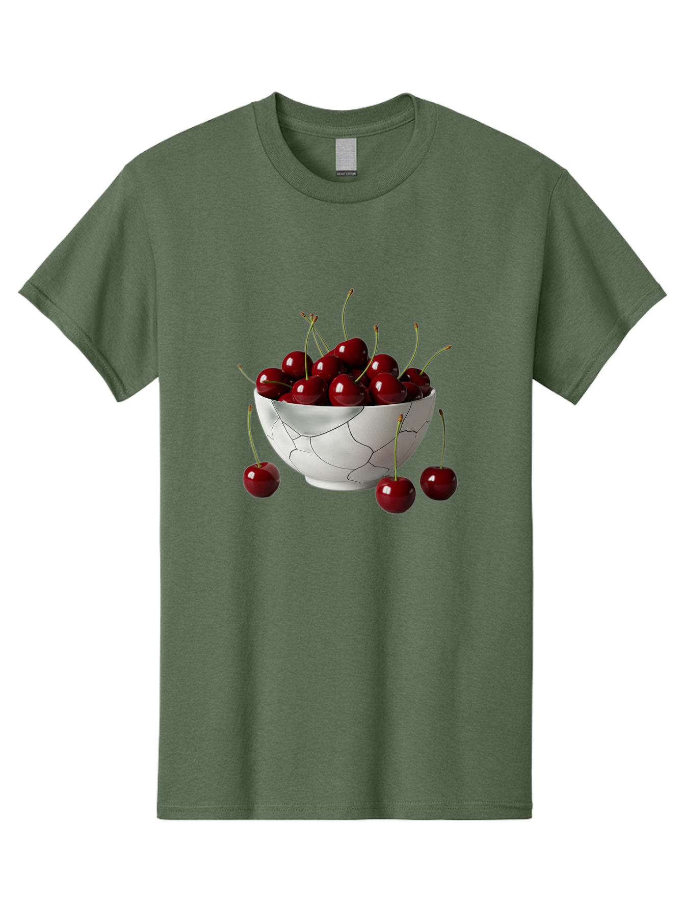 Cracked-Bowl-Cherries Men'S Graphic Tee, 100% Cotton, Comfortable Casual Summer Wear, Machine Washable, Vintage Camera, Old Camera, Antique Camera, Black Camera, Classic Photography, Photography Equipment, Nostalgic Device, Film Camera, Bai742