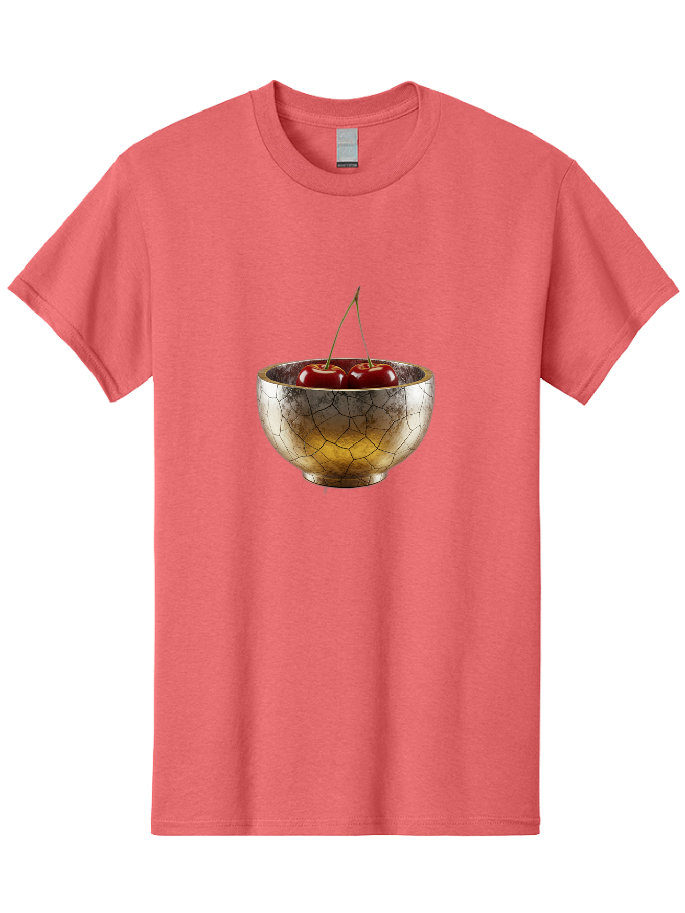 Cracked-Gold-Bowl-With-Cherries Men'S Graphic Tee, 100% Cotton, Comfortable Casual Summer Wear, Machine Washable, Vintage Camera, Old Camera, Antique Camera, Black Camera, Classic Photography, Photography Equipment, Nostalgic Device, Bai747