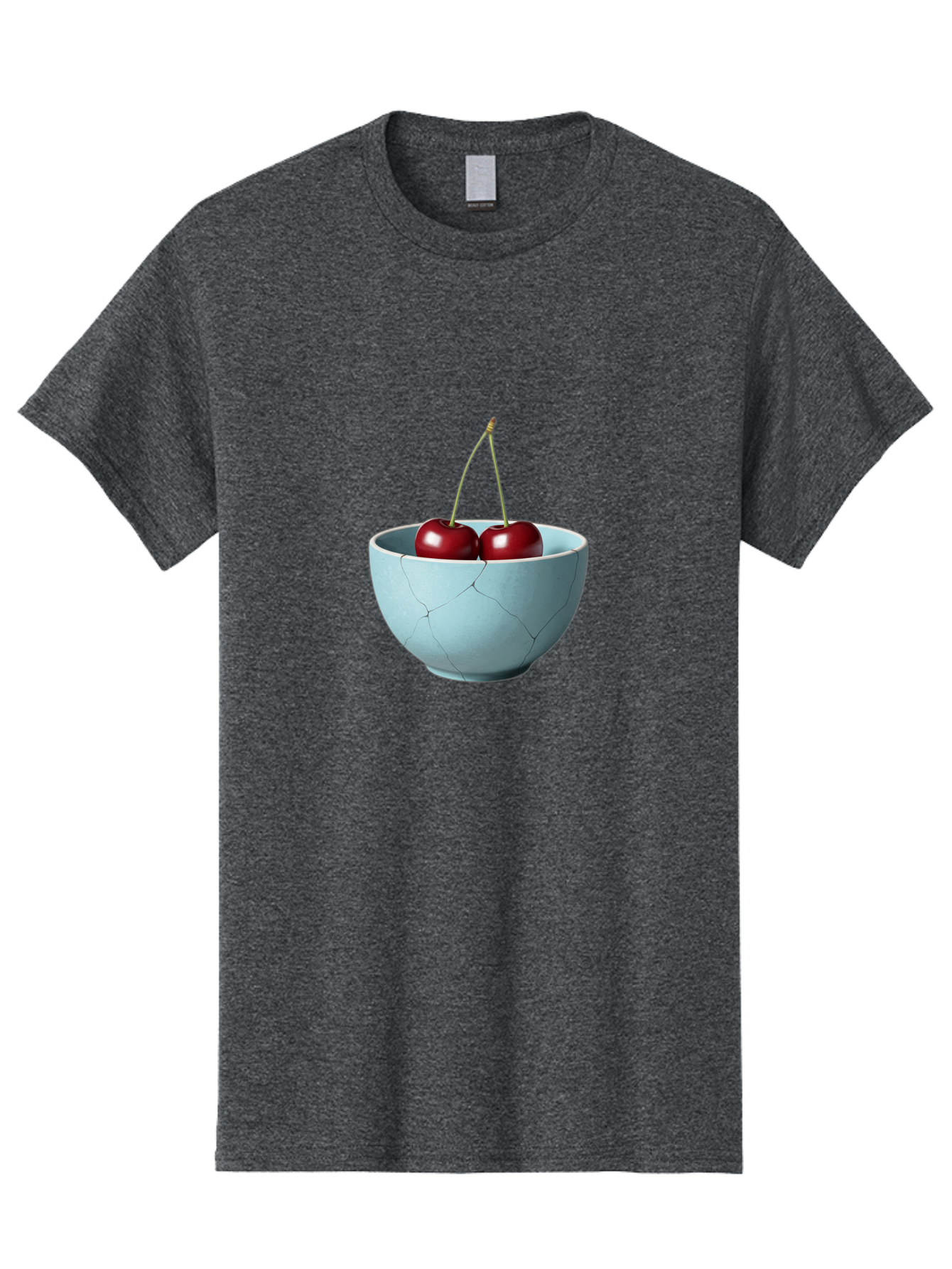 Cracked-White-Bowl-Cherries Men'S Graphic Tee, 100% Cotton, Comfortable Casual Summer Wear, Machine Washable, Vintage Camera, Old Camera, Antique Camera, Black Camera, Classic Photography, Photography Equipment, Nostalgic Device, Film Camera, Bai748