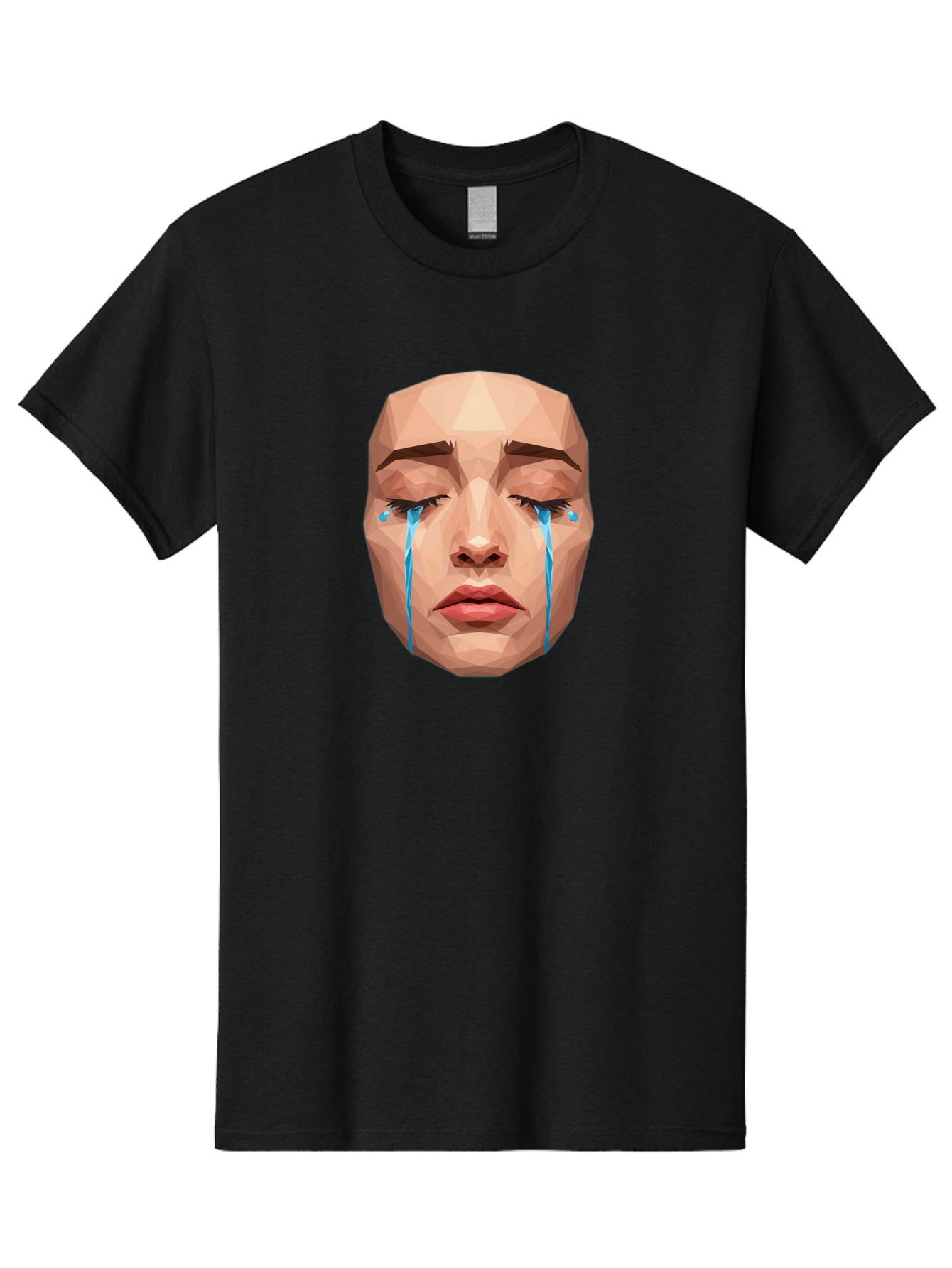 Crying-Face-3 Men'S Graphic Tee, 100% Cotton, Comfortable Casual Summer Wear, Machine Washable, Vintage Camera, Old Camera, Antique Camera, Black Camera, Classic Photography, Photography Equipment, Nostalgic Device, Film Camera, Camera Art Bai753