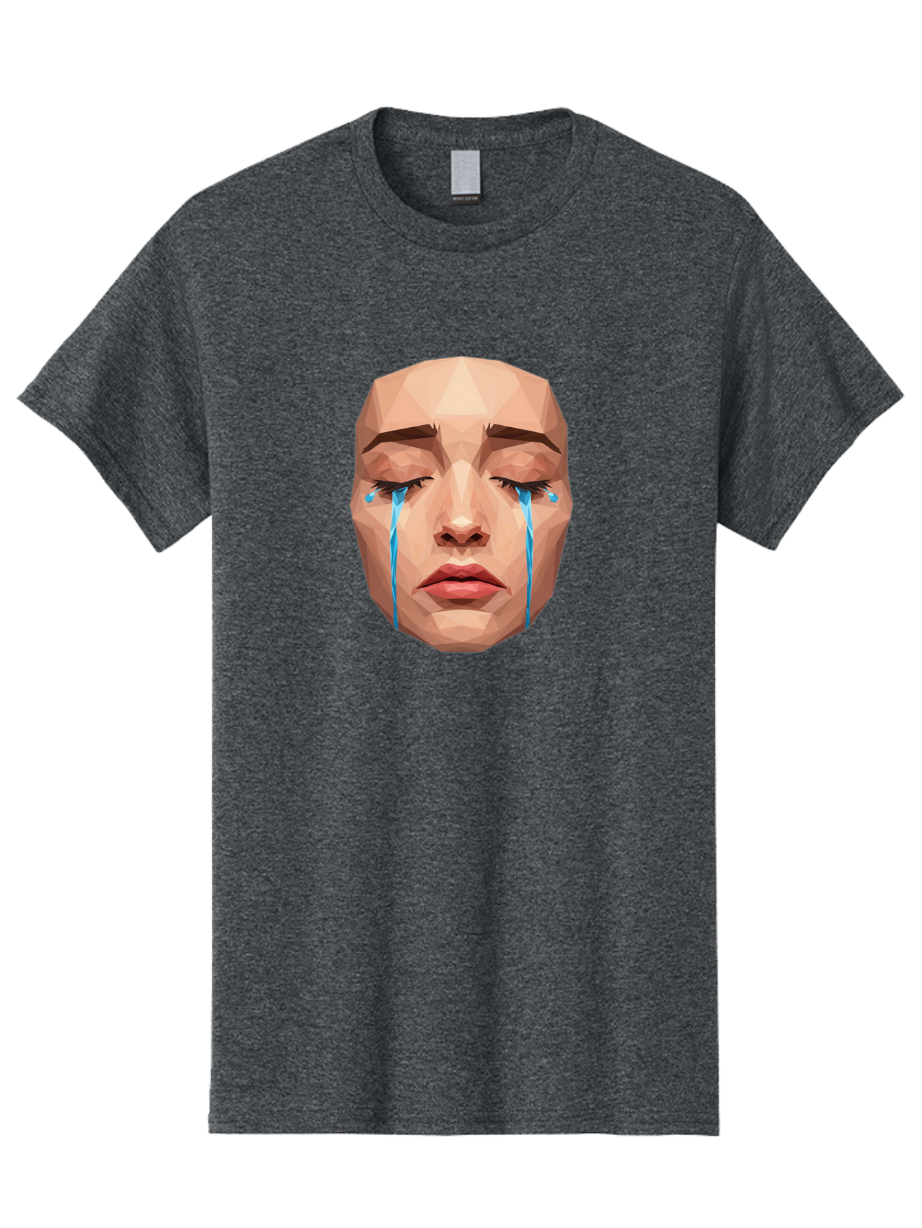Crying-Face-3 Men'S Graphic Tee, 100% Cotton, Comfortable Casual Summer Wear, Machine Washable, Vintage Camera, Old Camera, Antique Camera, Black Camera, Classic Photography, Photography Equipment, Nostalgic Device, Film Camera, Camera Art Bai753