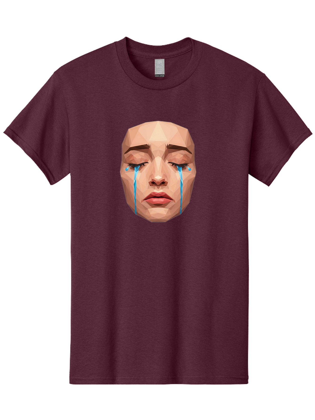 Crying-Face-3 Men'S Graphic Tee, 100% Cotton, Comfortable Casual Summer Wear, Machine Washable, Vintage Camera, Old Camera, Antique Camera, Black Camera, Classic Photography, Photography Equipment, Nostalgic Device, Film Camera, Camera Art Bai753