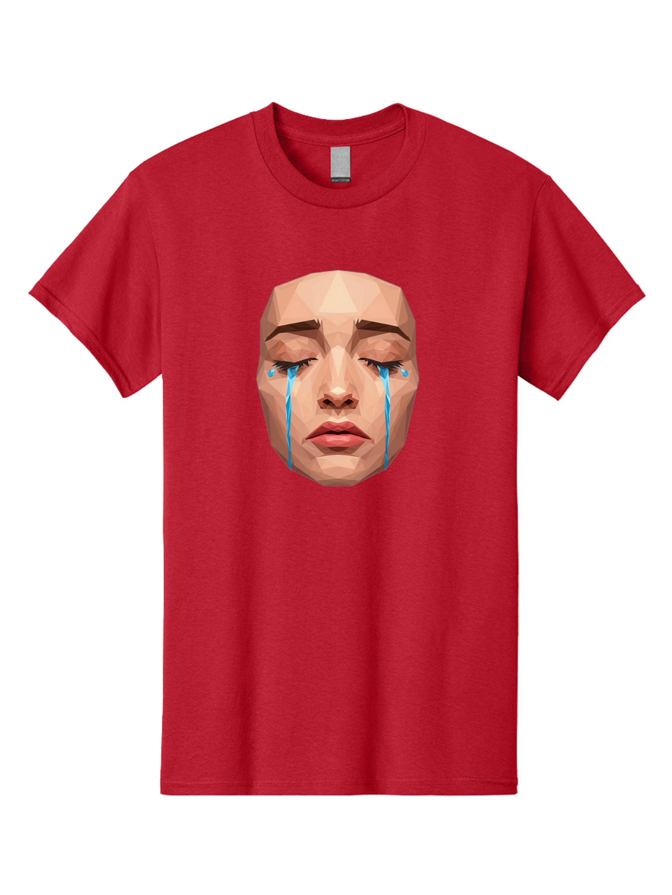 Crying-Face-3 Men'S Graphic Tee, 100% Cotton, Comfortable Casual Summer Wear, Machine Washable, Vintage Camera, Old Camera, Antique Camera, Black Camera, Classic Photography, Photography Equipment, Nostalgic Device, Film Camera, Camera Art Bai753