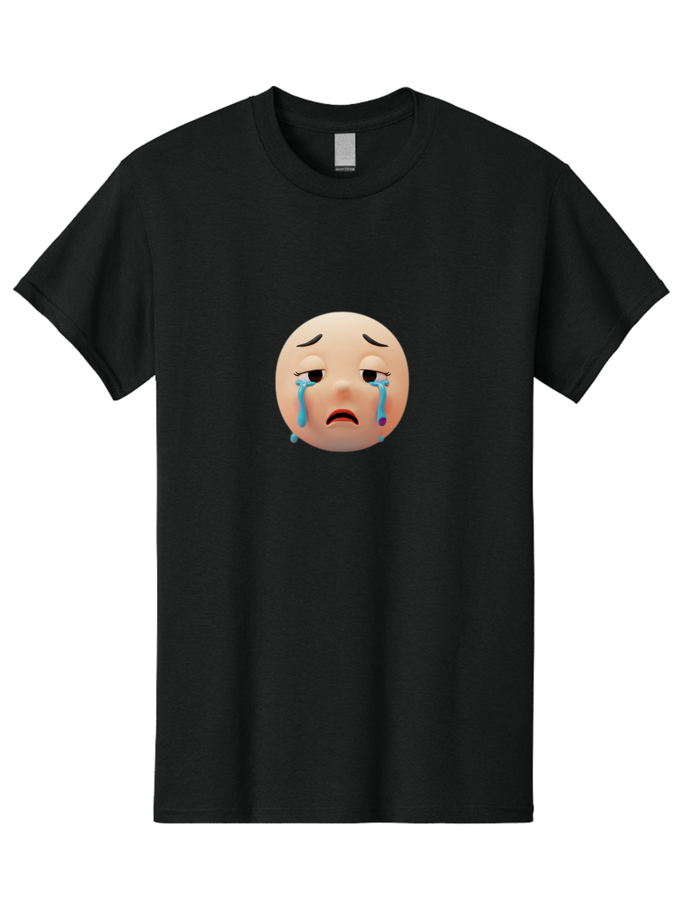 Crying-Face-4 Men'S Graphic Tee, 100% Cotton, Comfortable Casual Summer Wear, Machine Washable, Vintage Camera, Old Camera, Antique Camera, Black Camera, Classic Photography, Photography Equipment, Nostalgic Device, Film Camera, Camera Art Bai754