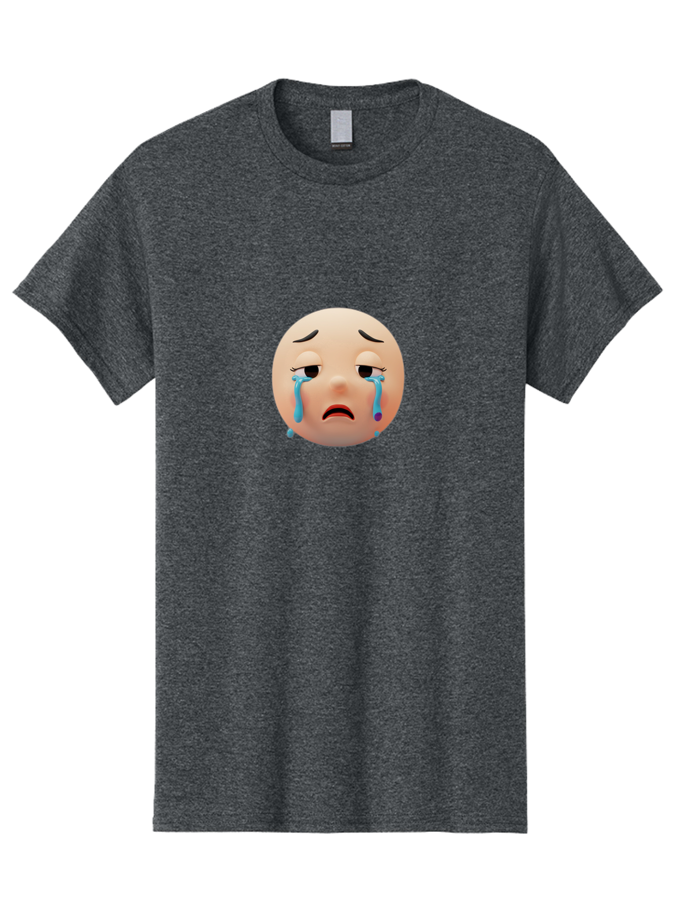 Crying-Face-4 Men'S Graphic Tee, 100% Cotton, Comfortable Casual Summer Wear, Machine Washable, Vintage Camera, Old Camera, Antique Camera, Black Camera, Classic Photography, Photography Equipment, Nostalgic Device, Film Camera, Camera Art Bai754