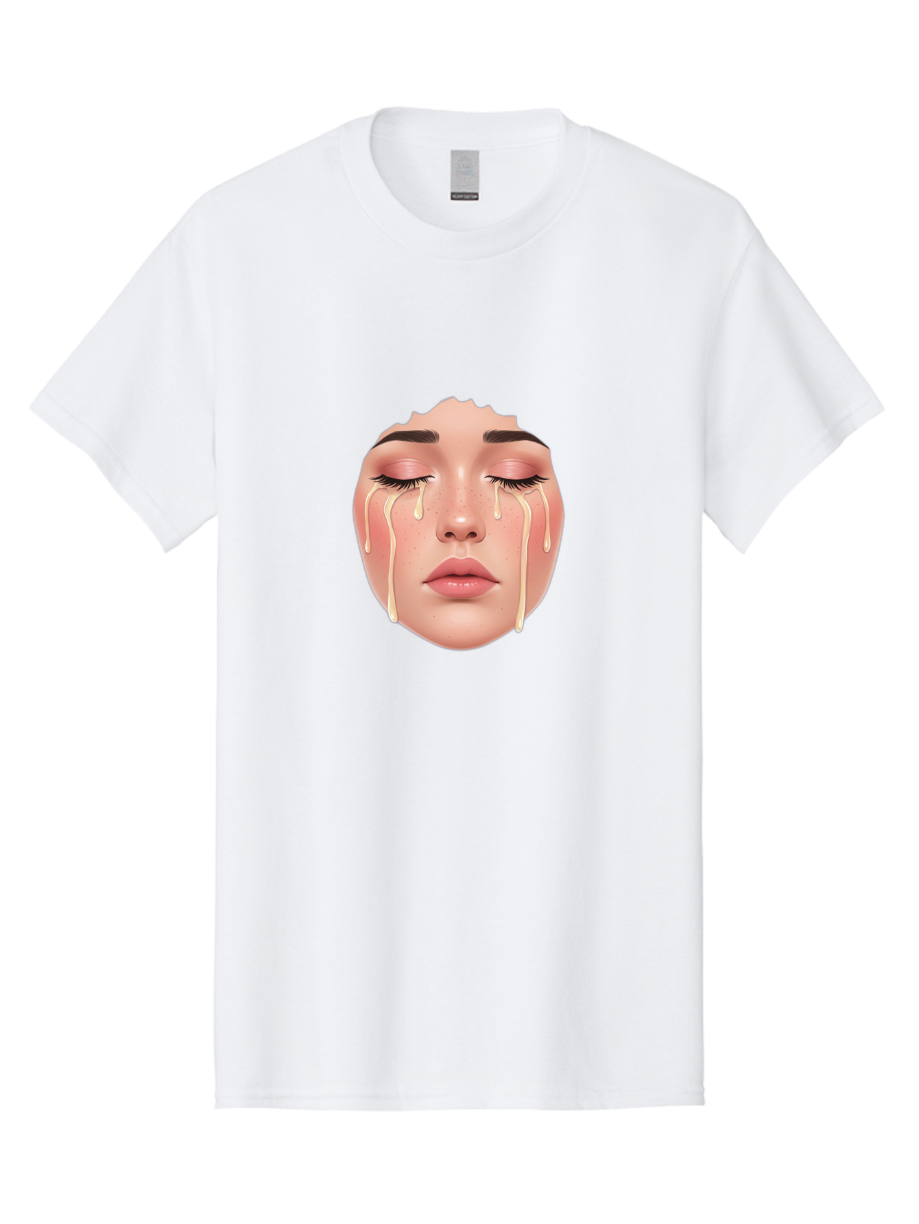 Crying-Face-Mask Men'S Graphic Tee, 100% Cotton, Comfortable Casual Summer Wear, Machine Washable, Vintage Camera, Old Camera, Antique Camera, Black Camera, Classic Photography, Photography Equipment, Nostalgic Device, Film Camera, Camera Art Bai755
