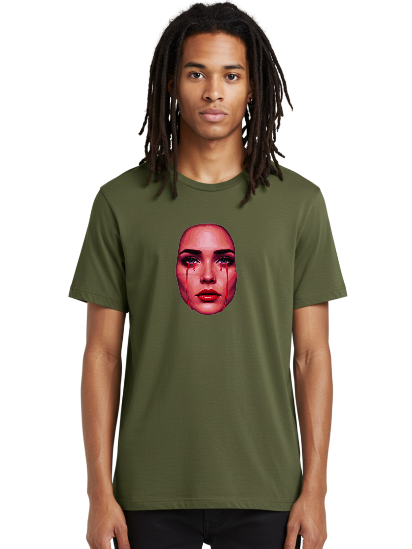 Crying-Face Men'S Graphic Tee, 100% Cotton, Comfortable Casual Summer Wear, Machine Washable, Vintage Camera, Old Camera, Antique Camera, Black Camera, Classic Photography, Photography Equipment, Nostalgic Device, Film Camera, Camera Art Bai756