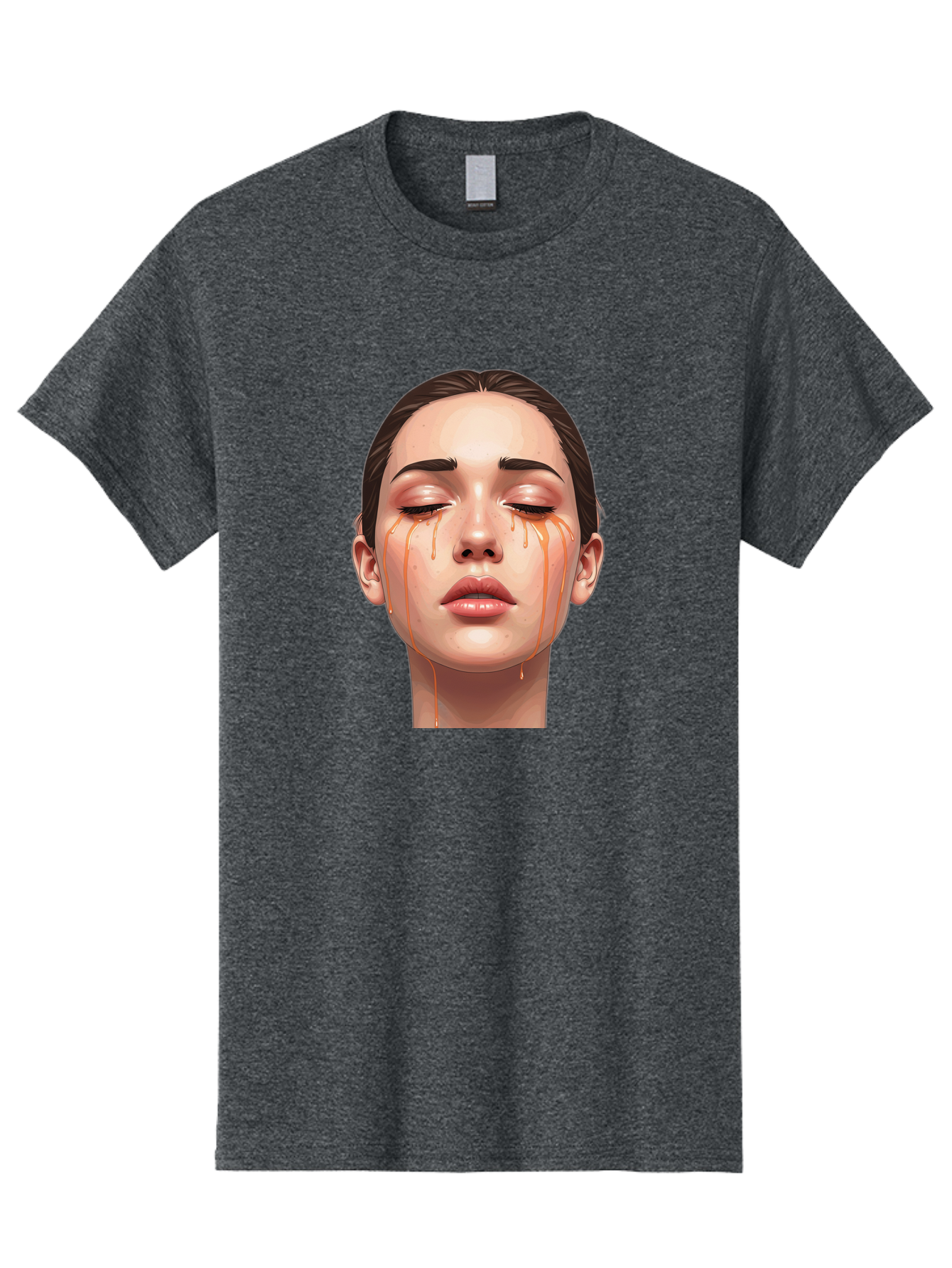 Crying-Woman-1 Men'S Graphic Tee, 100% Cotton, Comfortable Casual Summer Wear, Machine Washable, Vintage Camera, Old Camera, Antique Camera, Black Camera, Classic Photography, Photography Equipment, Nostalgic Device, Film Camera, Camera Art Bai757