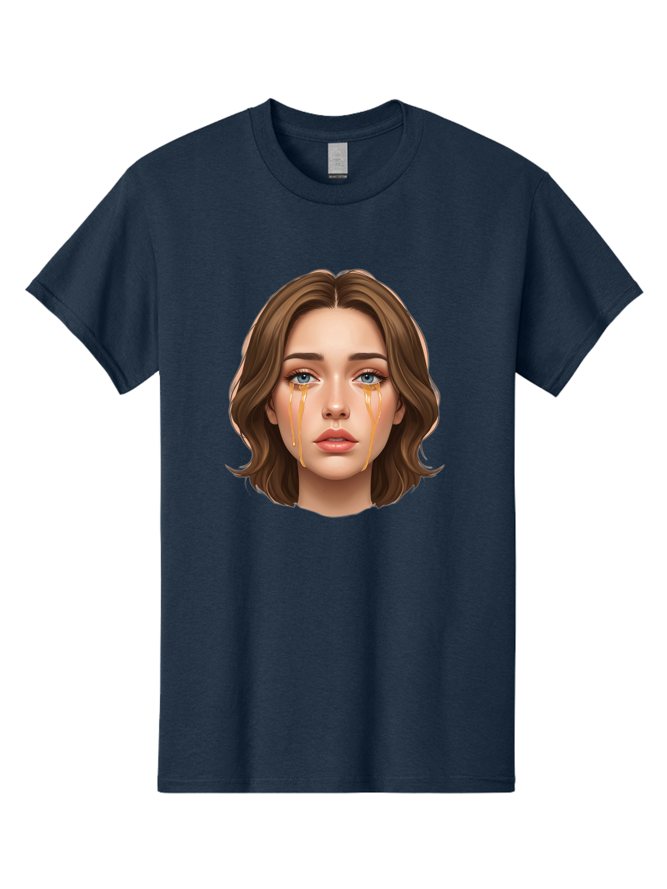 Crying-Woman-2 Men'S Graphic Tee, 100% Cotton, Comfortable Casual Summer Wear, Machine Washable, Vintage Camera, Old Camera, Antique Camera, Black Camera, Classic Photography, Photography Equipment, Nostalgic Device, Film Camera, Camera Art Bai758