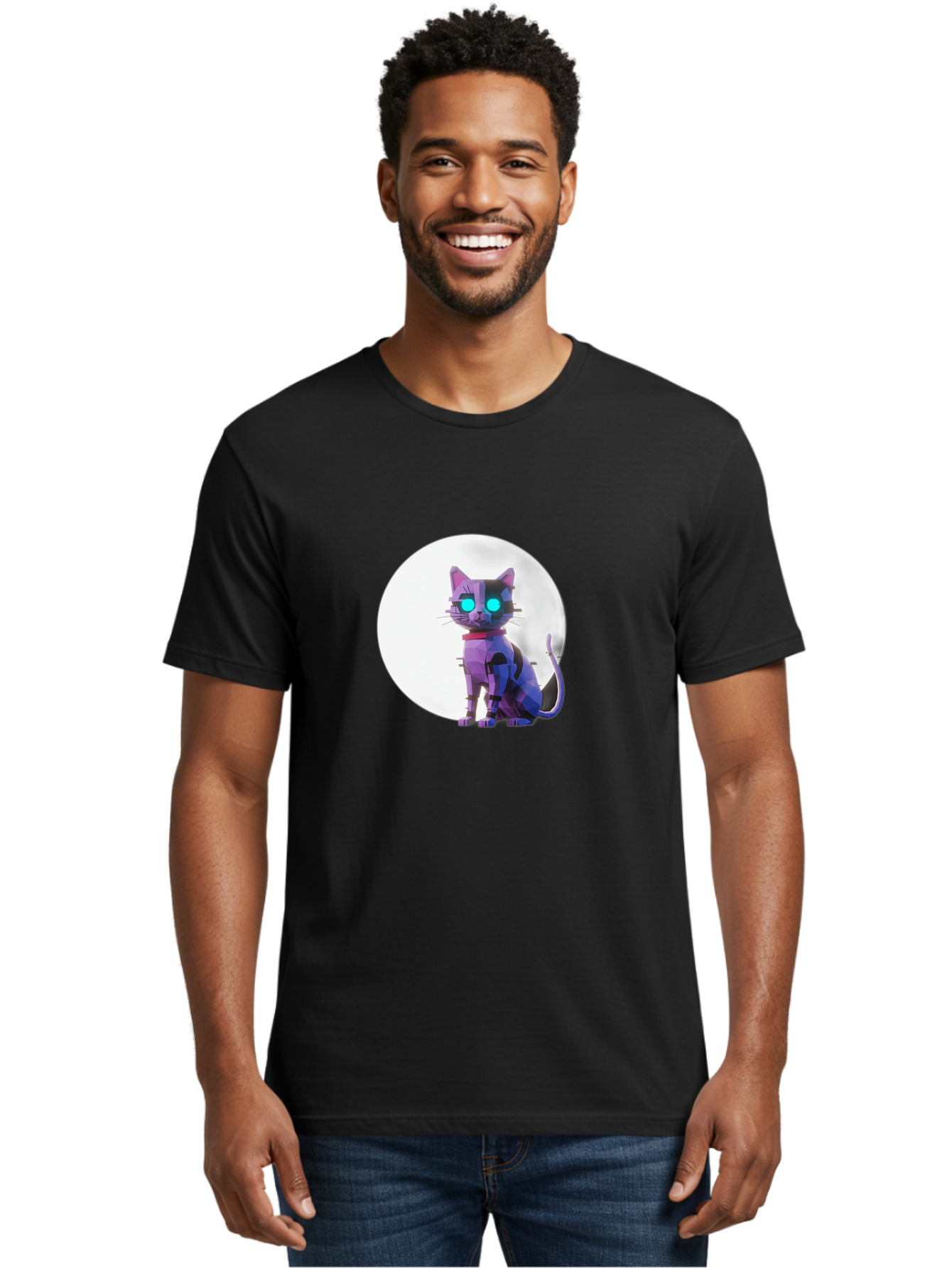 Cybernetic-Cat Men'S Graphic Tee, 100% Cotton, Comfortable Casual Summer Wear, Machine Washable, Vintage Camera, Old Camera, Antique Camera, Black Camera, Classic Photography, Photography Equipment, Nostalgic Device, Film Camera, Camera Art Bai767