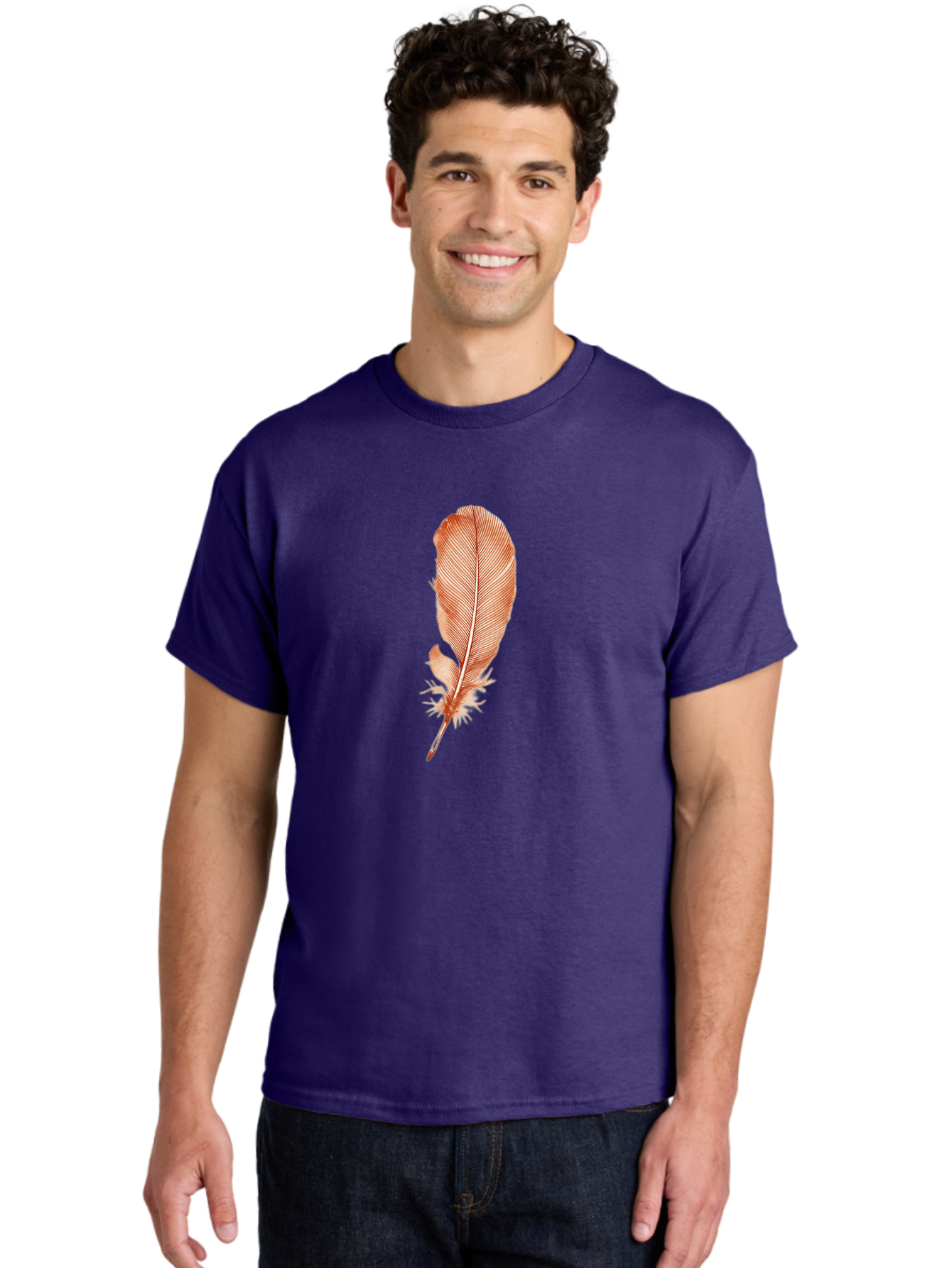 Damaged-Feather Men'S Graphic Tee, 100% Cotton, Comfortable Casual Summer Wear, Machine Washable, Vintage Camera, Old Camera, Antique Camera, Black Camera, Classic Photography, Photography Equipment, Nostalgic Device, Film Camera, Camera Art Bai769