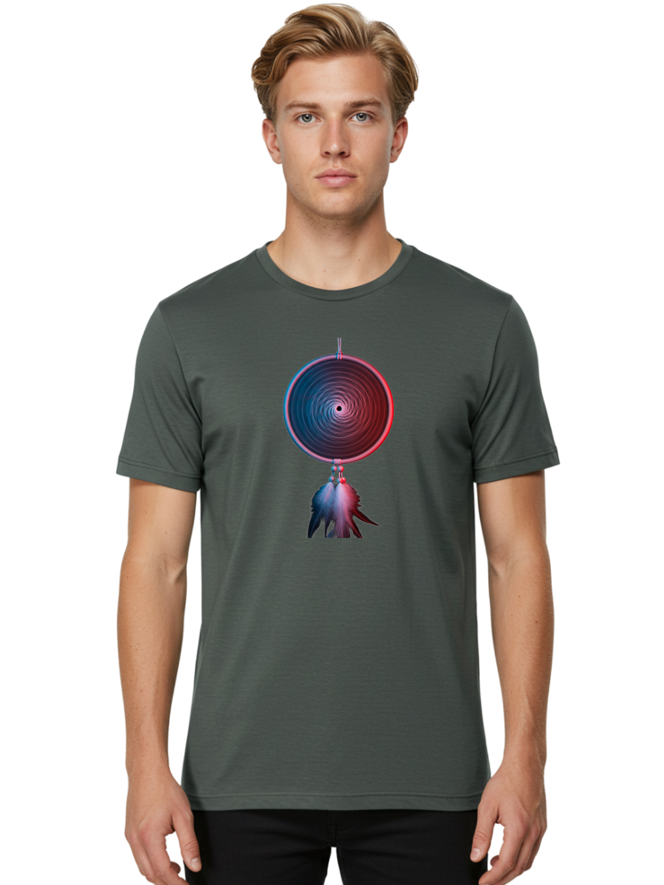 Dreamcatcher-3 Men'S Graphic Tee, 100% Cotton, Comfortable Casual Summer Wear, Machine Washable, Vintage Camera, Old Camera, Antique Camera, Black Camera, Classic Photography, Photography Equipment, Nostalgic Device, Film Camera, Camera Art Bai773