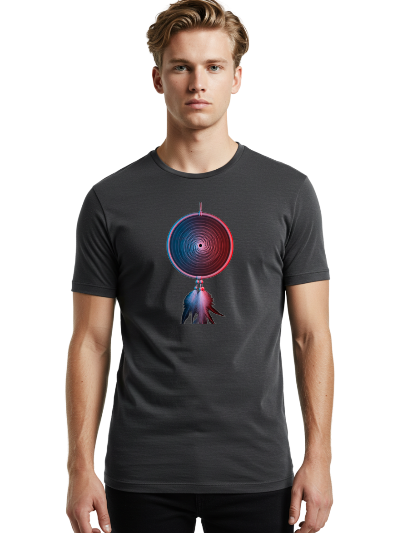 Dreamcatcher-3 Men'S Graphic Tee, 100% Cotton, Comfortable Casual Summer Wear, Machine Washable, Vintage Camera, Old Camera, Antique Camera, Black Camera, Classic Photography, Photography Equipment, Nostalgic Device, Film Camera, Camera Art Bai773