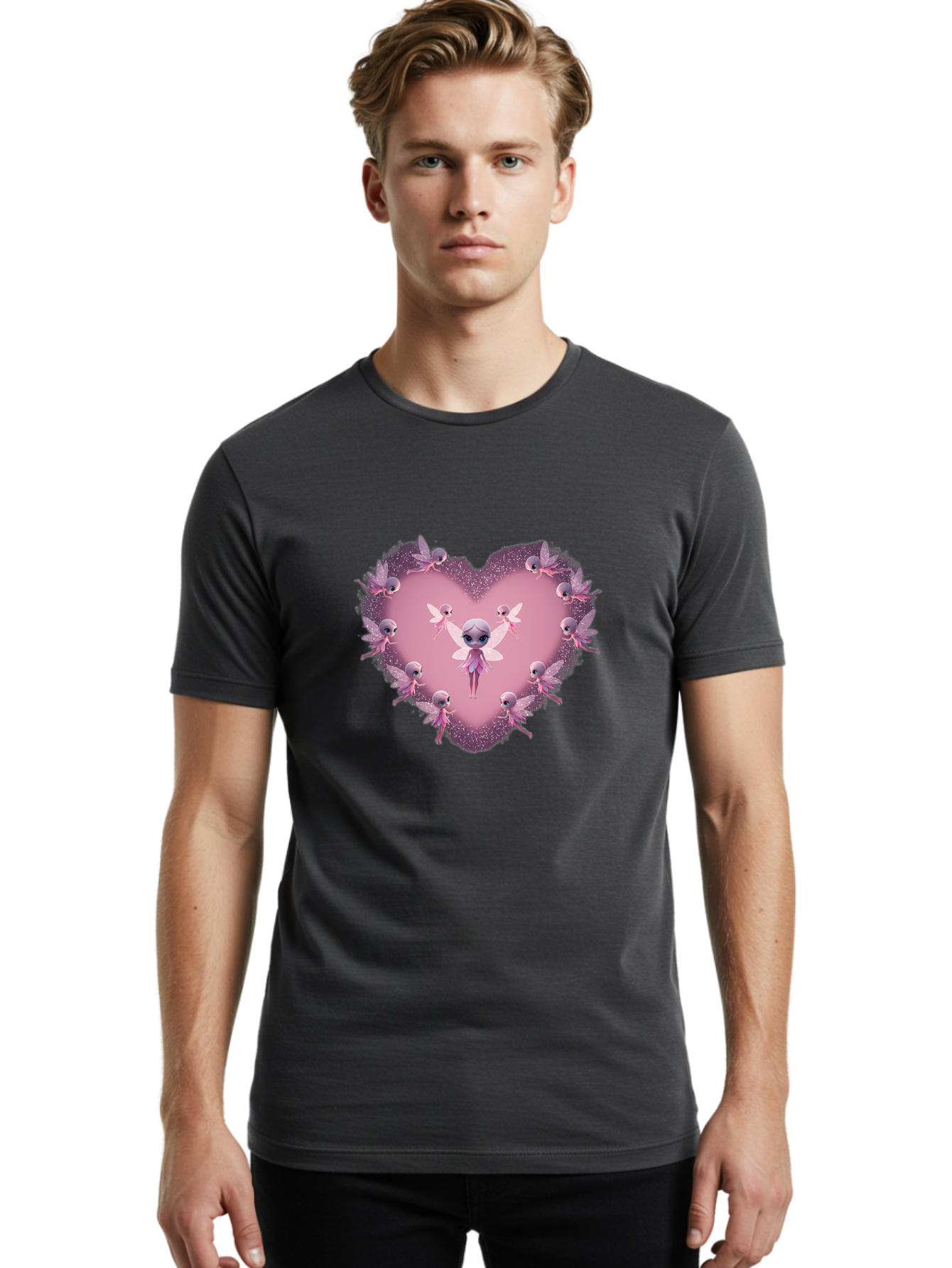 Fairy-Surrounded-By-Fairies Men'S Graphic Tee, 100% Cotton, Comfortable Casual Summer Wear, Machine Washable, Vintage Camera, Old Camera, Antique Camera, Black Camera, Classic Photography, Photography Equipment, Nostalgic Device, Film Camera, Bai797