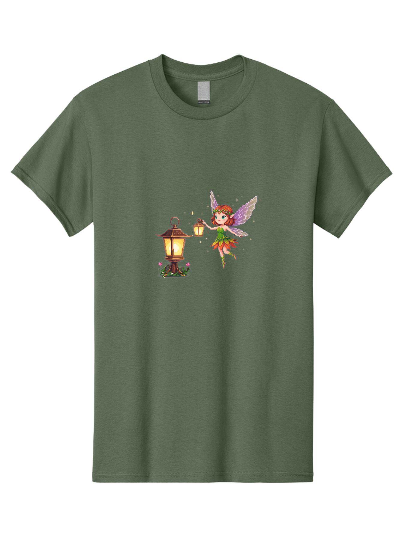 Fairy-With-Lantern-2 Men'S Graphic Tee, 100% Cotton, Comfortable Casual Summer Wear, Machine Washable, Vintage Camera, Old Camera, Antique Camera, Black Camera, Classic Photography, Photography Equipment, Nostalgic Device, Film Camera, Bai799