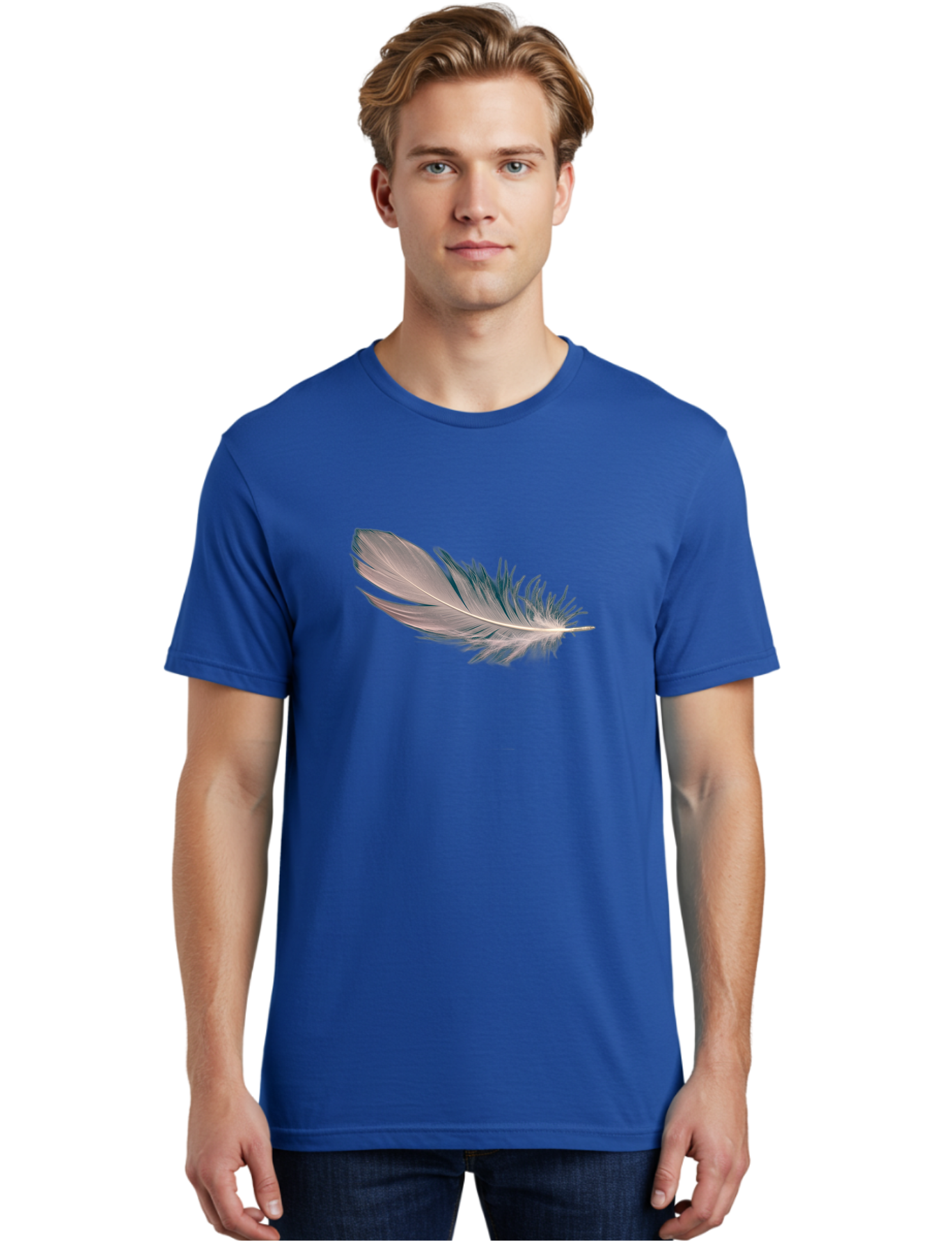Feather-2 Men'S Graphic Tee, 100% Cotton, Comfortable Casual Summer Wear, Machine Washable, Vintage Camera, Old Camera, Antique Camera, Black Camera, Classic Photography, Photography Equipment, Nostalgic Device, Film Camera, Camera Art Bai805