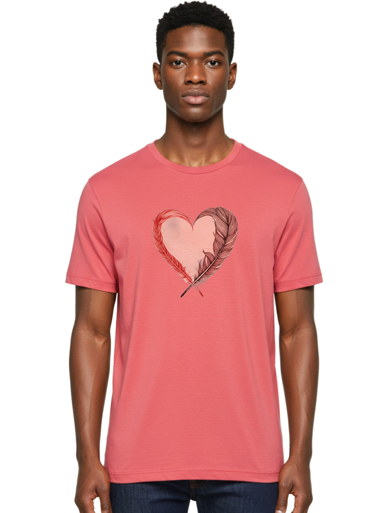 Feather-Heart Men'S Graphic Tee, 100% Cotton, Comfortable Casual Summer Wear, Machine Washable, Vintage Camera, Old Camera, Antique Camera, Black Camera, Classic Photography, Photography Equipment, Nostalgic Device, Film Camera, Camera Art Bai810