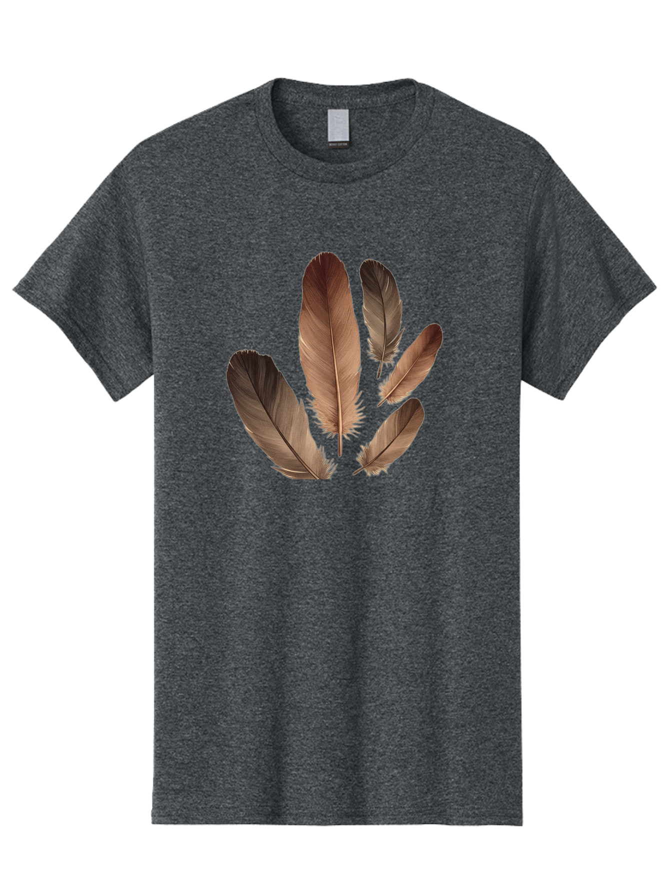 Feathers-10 Men'S Graphic Tee, 100% Cotton, Comfortable Casual Summer Wear, Machine Washable, Vintage Camera, Old Camera, Antique Camera, Black Camera, Classic Photography, Photography Equipment, Nostalgic Device, Film Camera, Camera Art Bai813