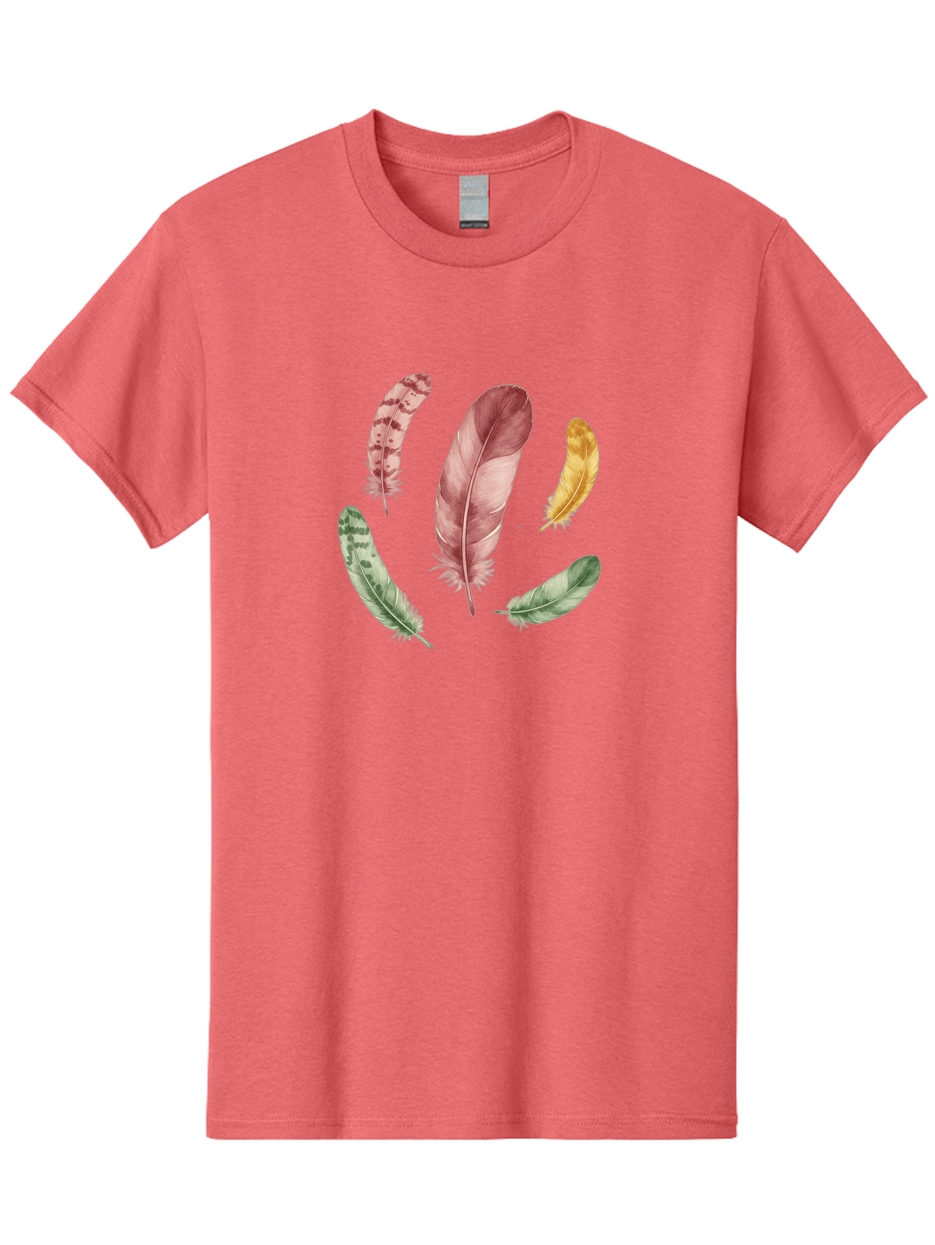 Feathers-12 Men'S Graphic Tee, 100% Cotton, Comfortable Casual Summer Wear, Machine Washable, Vintage Camera, Old Camera, Antique Camera, Black Camera, Classic Photography, Photography Equipment, Nostalgic Device, Film Camera, Camera Art Bai815