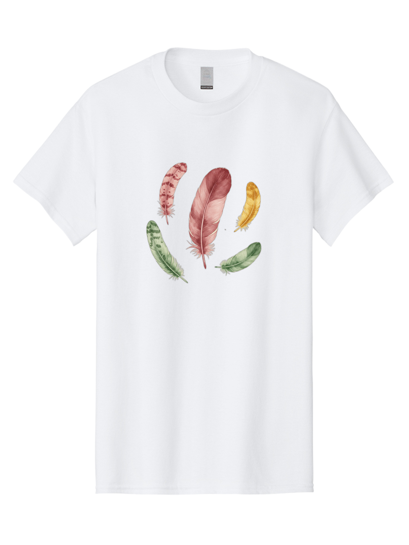 Feathers-12 Men'S Graphic Tee, 100% Cotton, Comfortable Casual Summer Wear, Machine Washable, Vintage Camera, Old Camera, Antique Camera, Black Camera, Classic Photography, Photography Equipment, Nostalgic Device, Film Camera, Camera Art Bai815