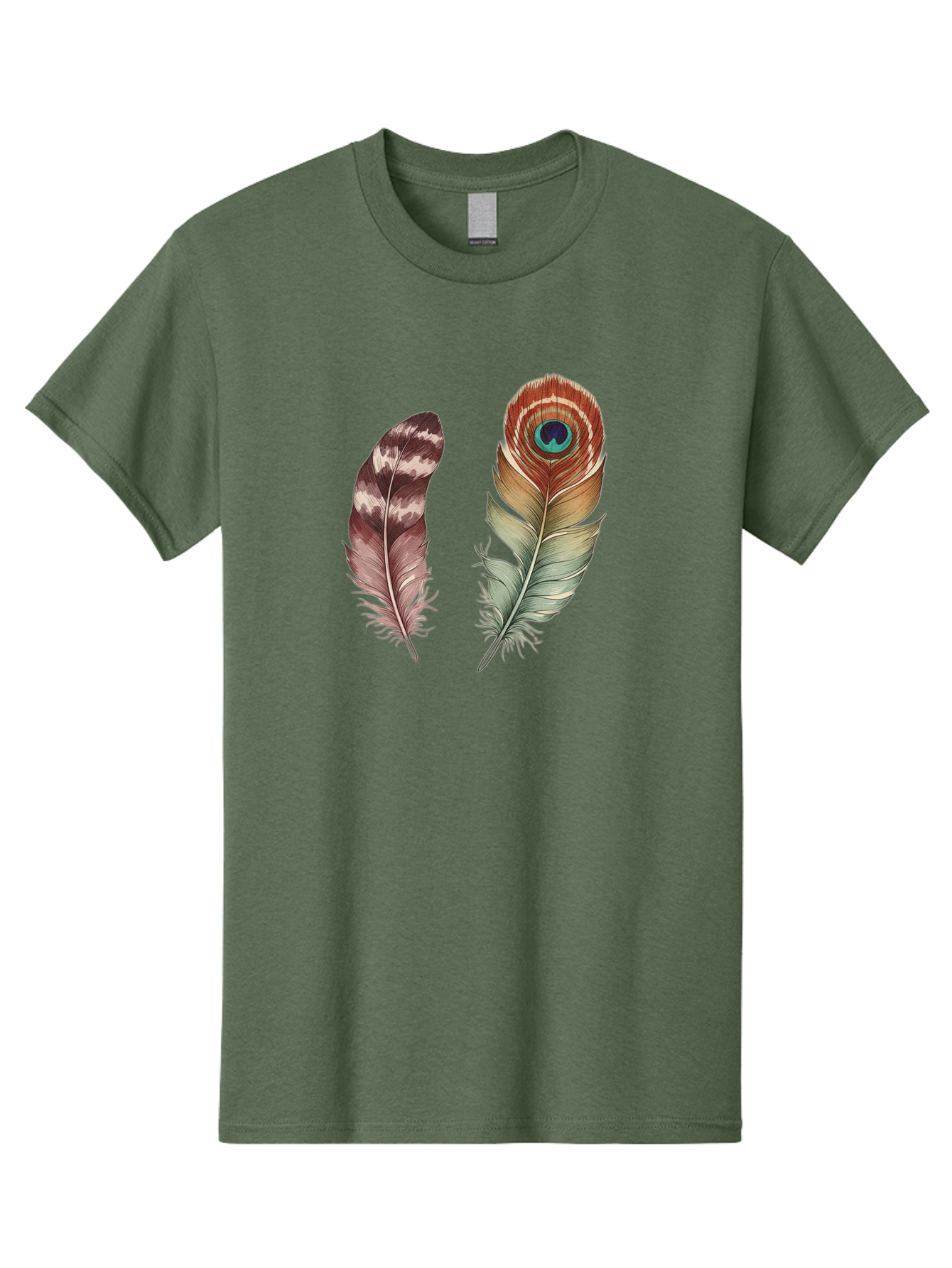 Feathers-13 Men'S Graphic Tee, 100% Cotton, Comfortable Casual Summer Wear, Machine Washable, Vintage Camera, Old Camera, Antique Camera, Black Camera, Classic Photography, Photography Equipment, Nostalgic Device, Film Camera, Camera Art Bai816