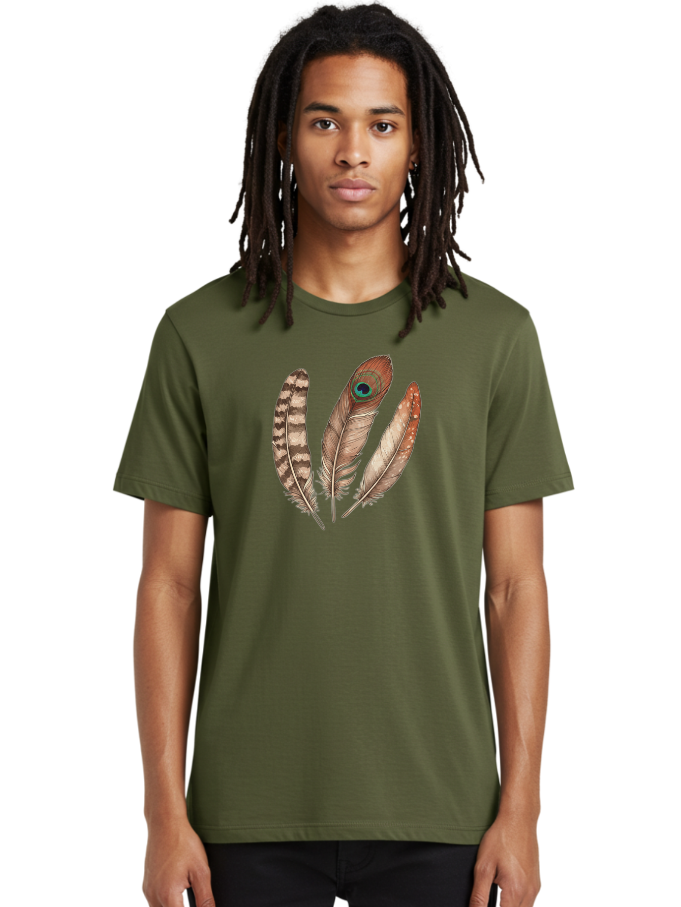 Feathers-15 Men'S Graphic Tee, 100% Cotton, Comfortable Casual Summer Wear, Machine Washable, Vintage Camera, Old Camera, Antique Camera, Black Camera, Classic Photography, Photography Equipment, Nostalgic Device, Film Camera, Camera Art Bai818