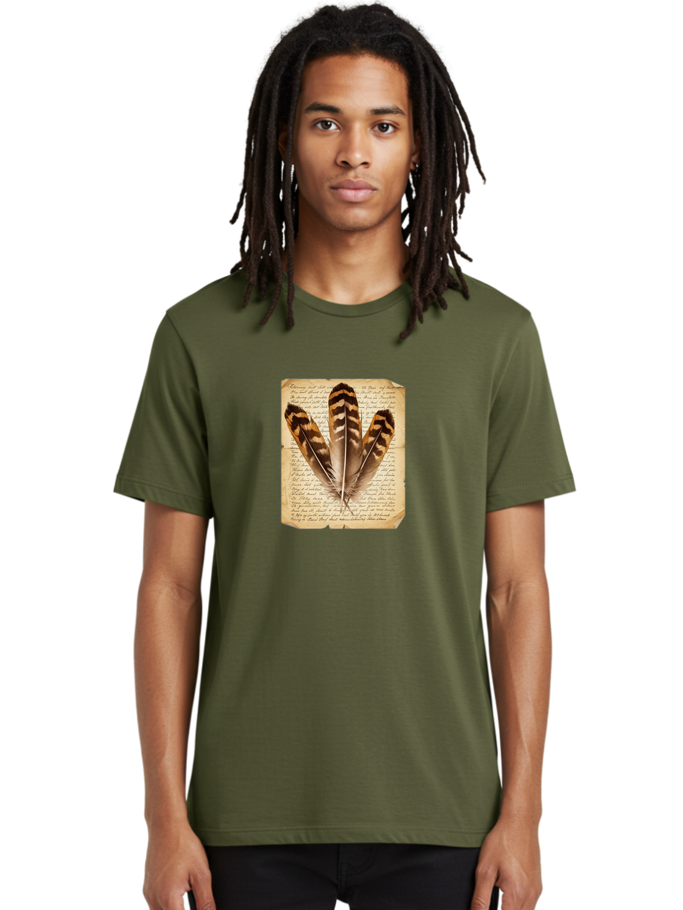 Feathers-On-Letter Men'S Graphic Tee, 100% Cotton, Comfortable Casual Summer Wear, Machine Washable, Vintage Camera, Old Camera, Antique Camera, Black Camera, Classic Photography, Photography Equipment, Nostalgic Device, Film Camera, Bai829
