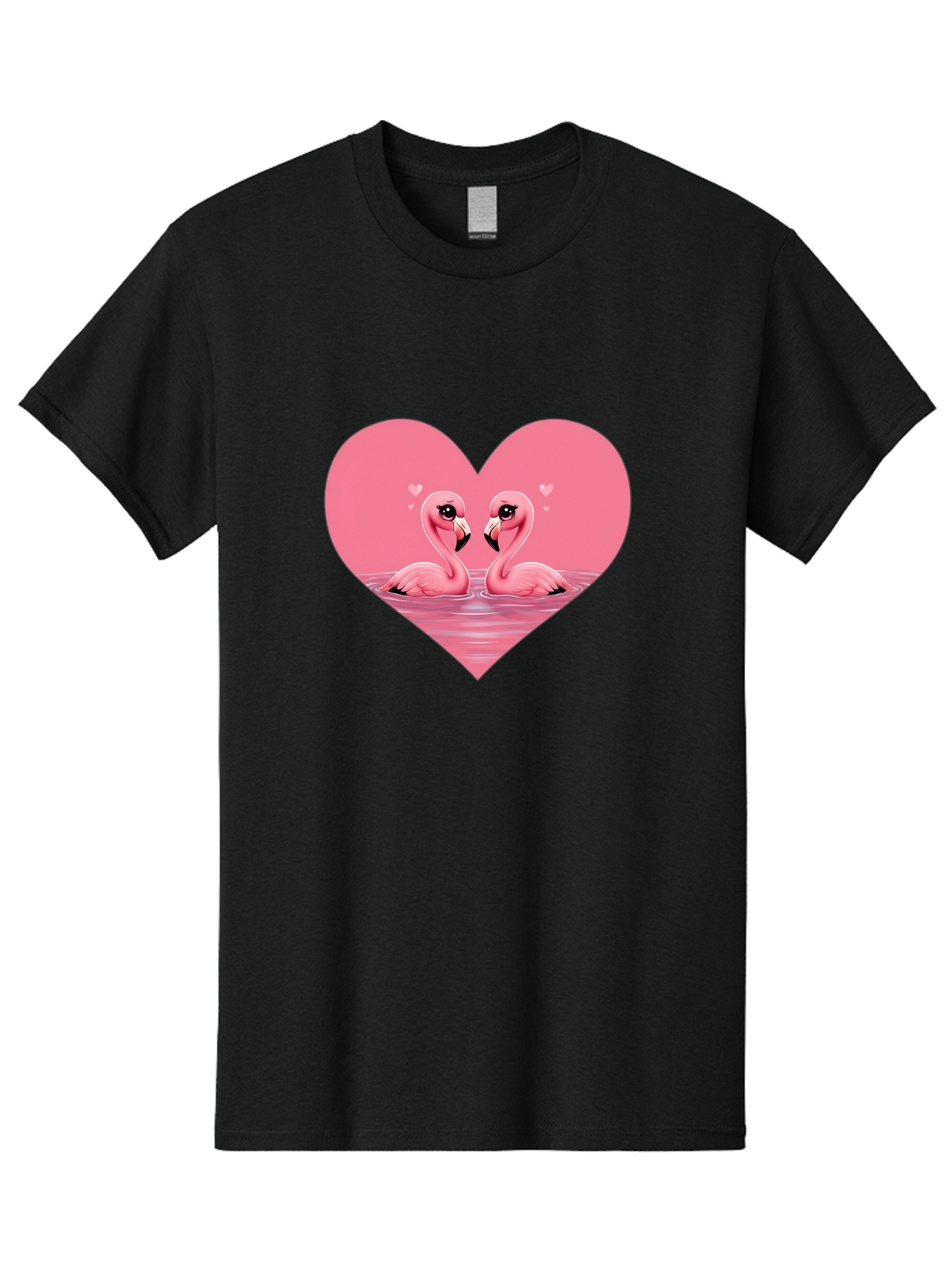 Flamingo-Couple Men'S Graphic Tee, 100% Cotton, Comfortable Casual Summer Wear, Machine Washable, Vintage Camera, Old Camera, Antique Camera, Black Camera, Classic Photography, Photography Equipment, Nostalgic Device, Film Camera, Camera Art Bai841