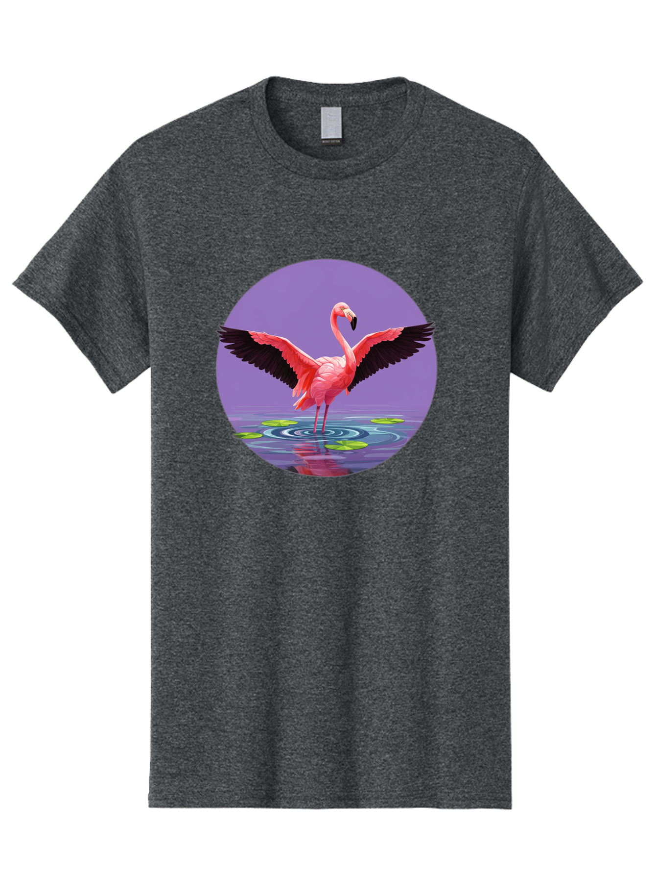 Flamingo-In-Water Men'S Graphic Tee, 100% Cotton, Comfortable Casual Summer Wear, Machine Washable, Vintage Camera, Old Camera, Antique Camera, Black Camera, Classic Photography, Photography Equipment, Nostalgic Device, Film Camera, Camera Art Bai845