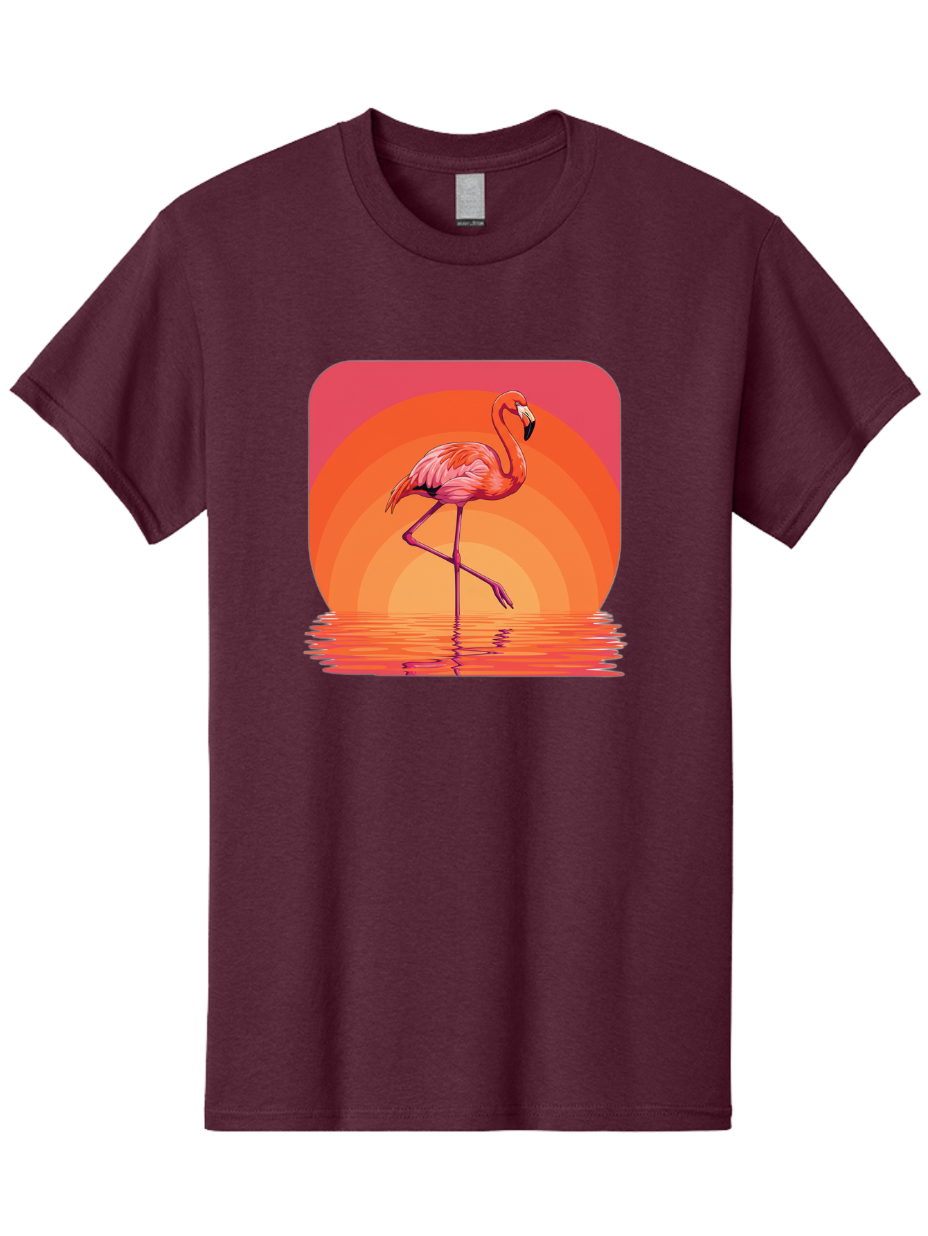Flamingo-Retro Men'S Graphic Tee, 100% Cotton, Comfortable Casual Summer Wear, Machine Washable, Vintage Camera, Old Camera, Antique Camera, Black Camera, Classic Photography, Photography Equipment, Nostalgic Device, Film Camera, Camera Art Bai848