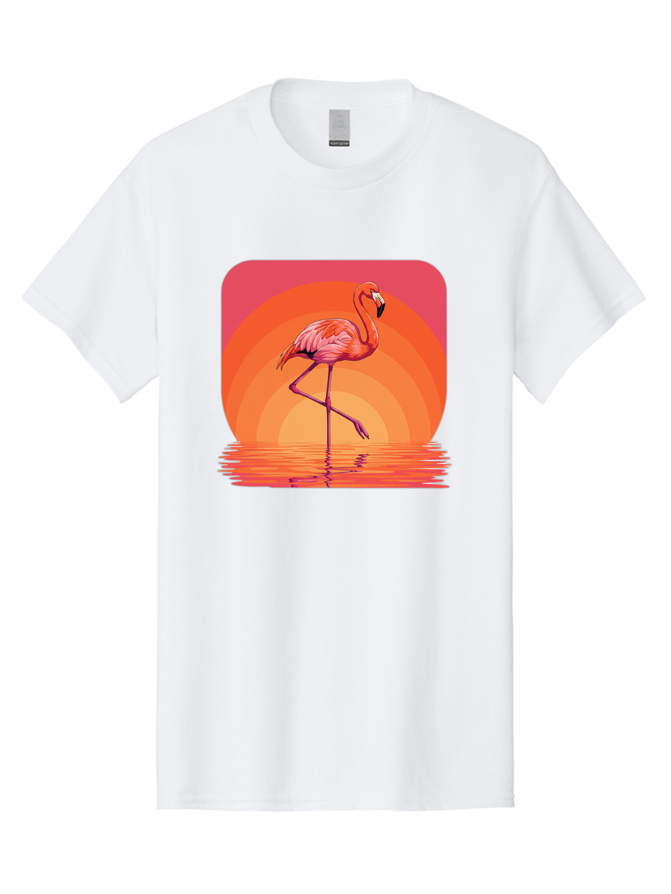 Flamingo-Retro Men'S Graphic Tee, 100% Cotton, Comfortable Casual Summer Wear, Machine Washable, Vintage Camera, Old Camera, Antique Camera, Black Camera, Classic Photography, Photography Equipment, Nostalgic Device, Film Camera, Camera Art Bai848