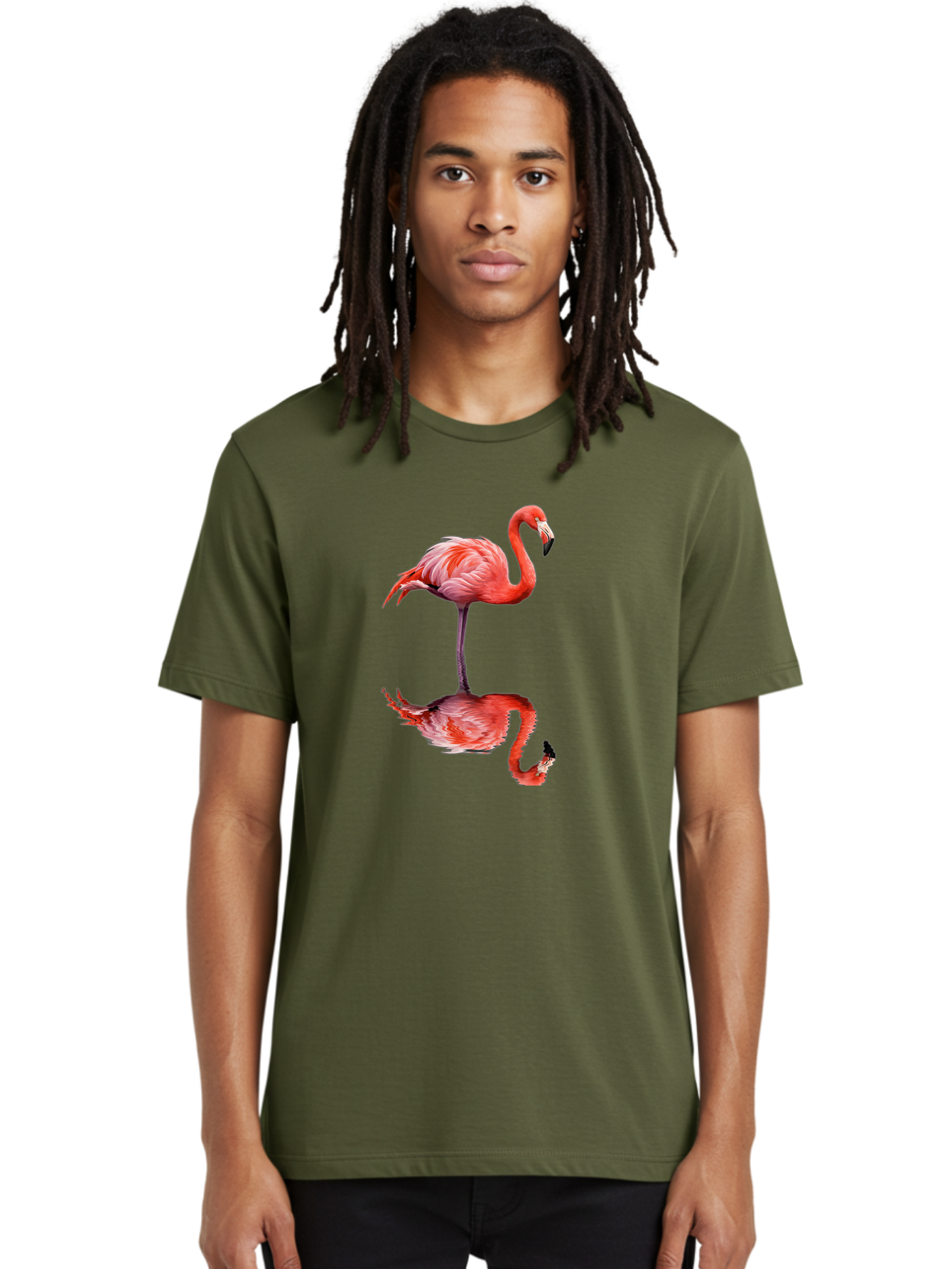 Flamingo Men'S Graphic Tee, 100% Cotton, Comfortable Casual Summer Wear, Machine Washable, Vintage Camera, Old Camera, Antique Camera, Black Camera, Classic Photography, Photography Equipment, Nostalgic Device, Film Camera, Camera Art Bai851
