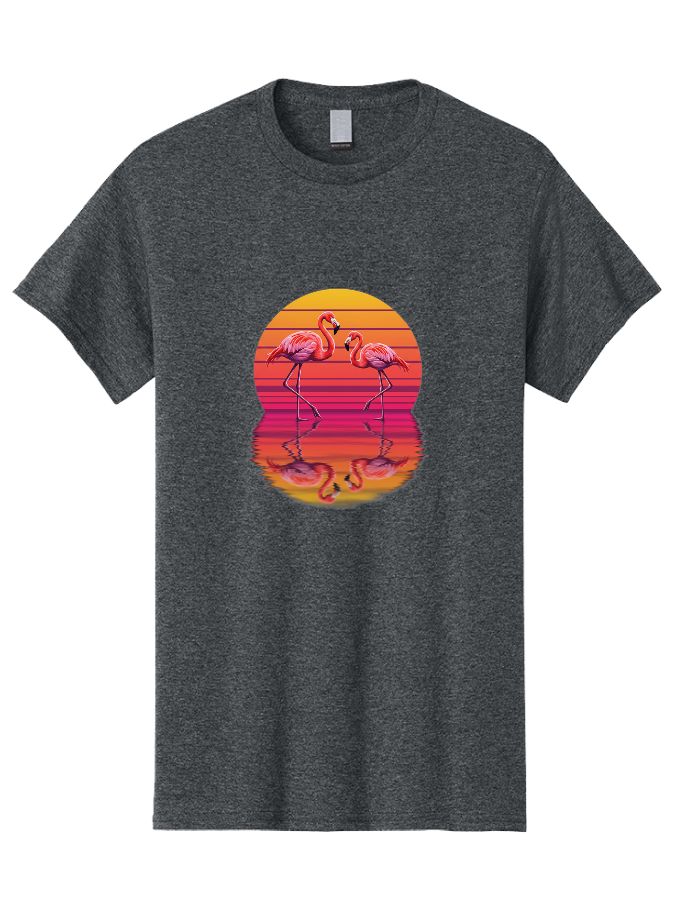 Flamingos-1 Men'S Graphic Tee, 100% Cotton, Comfortable Casual Summer Wear, Machine Washable, Vintage Camera, Old Camera, Antique Camera, Black Camera, Classic Photography, Photography Equipment, Nostalgic Device, Film Camera, Camera Art Bai852