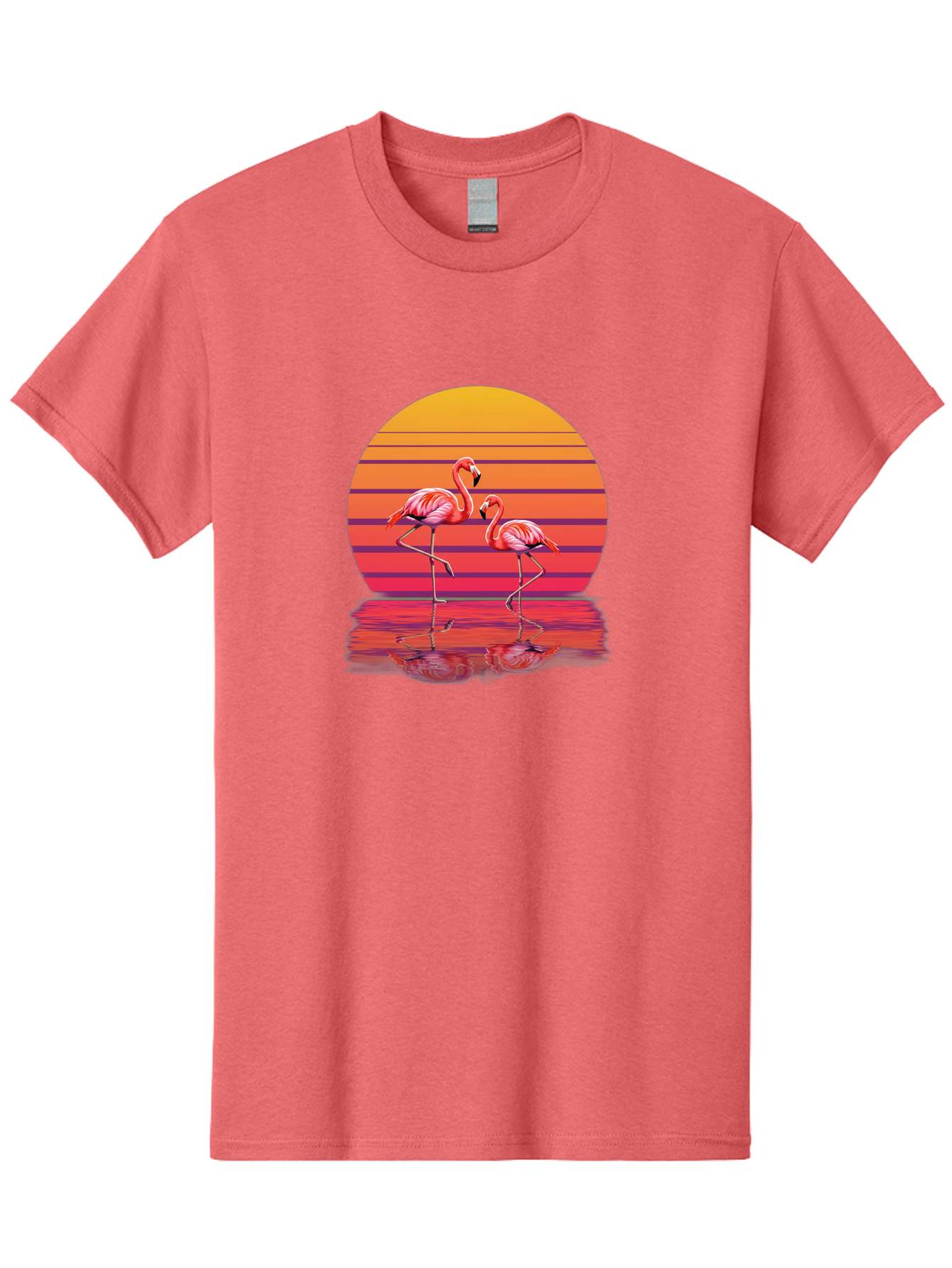 Flamingos-3 Men'S Graphic Tee, 100% Cotton, Comfortable Casual Summer Wear, Machine Washable, Vintage Camera, Old Camera, Antique Camera, Black Camera, Classic Photography, Photography Equipment, Nostalgic Device, Film Camera, Camera Art Bai854